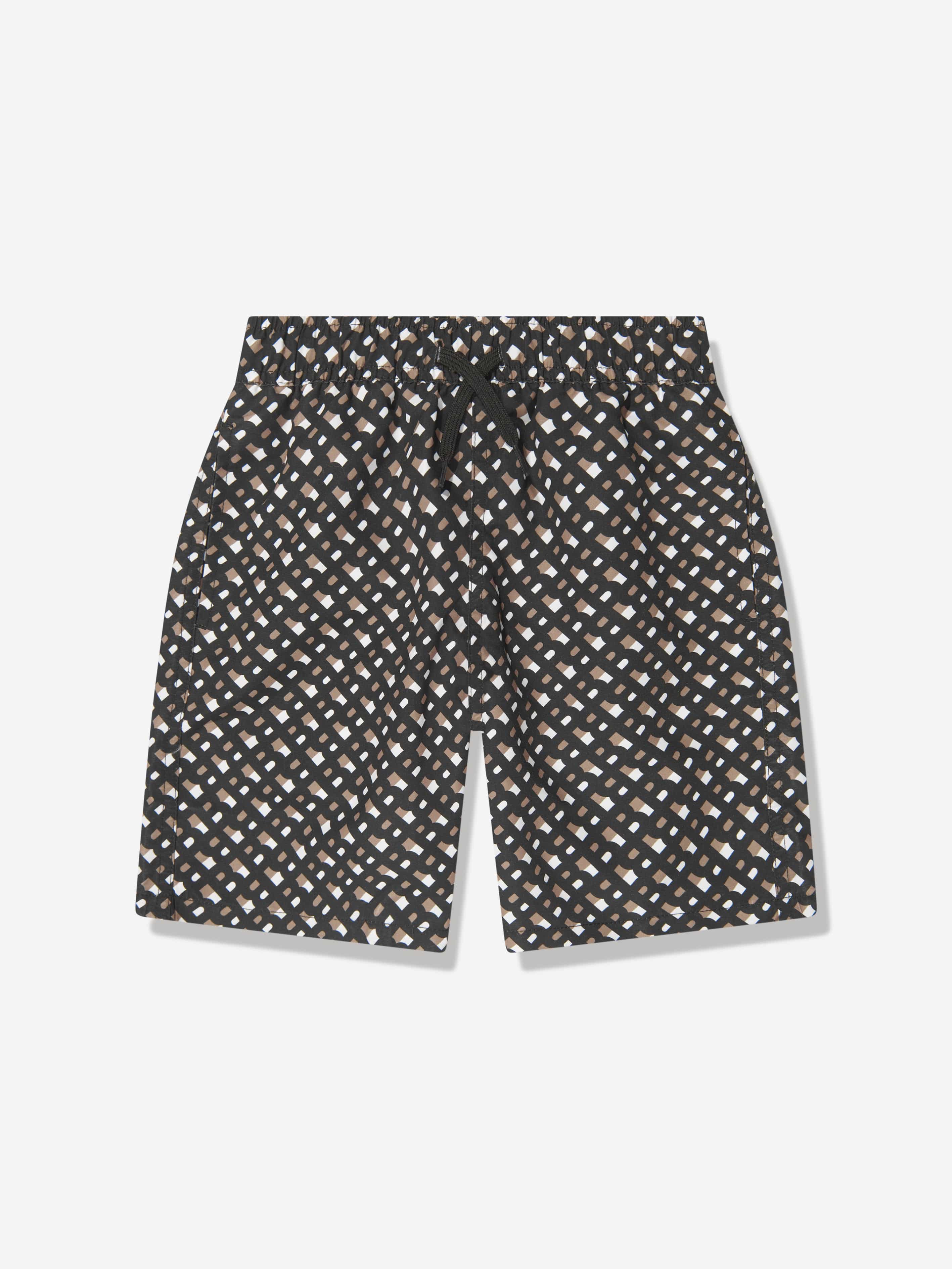 BOSS Boys Monogram Swim Shorts in Multicolour