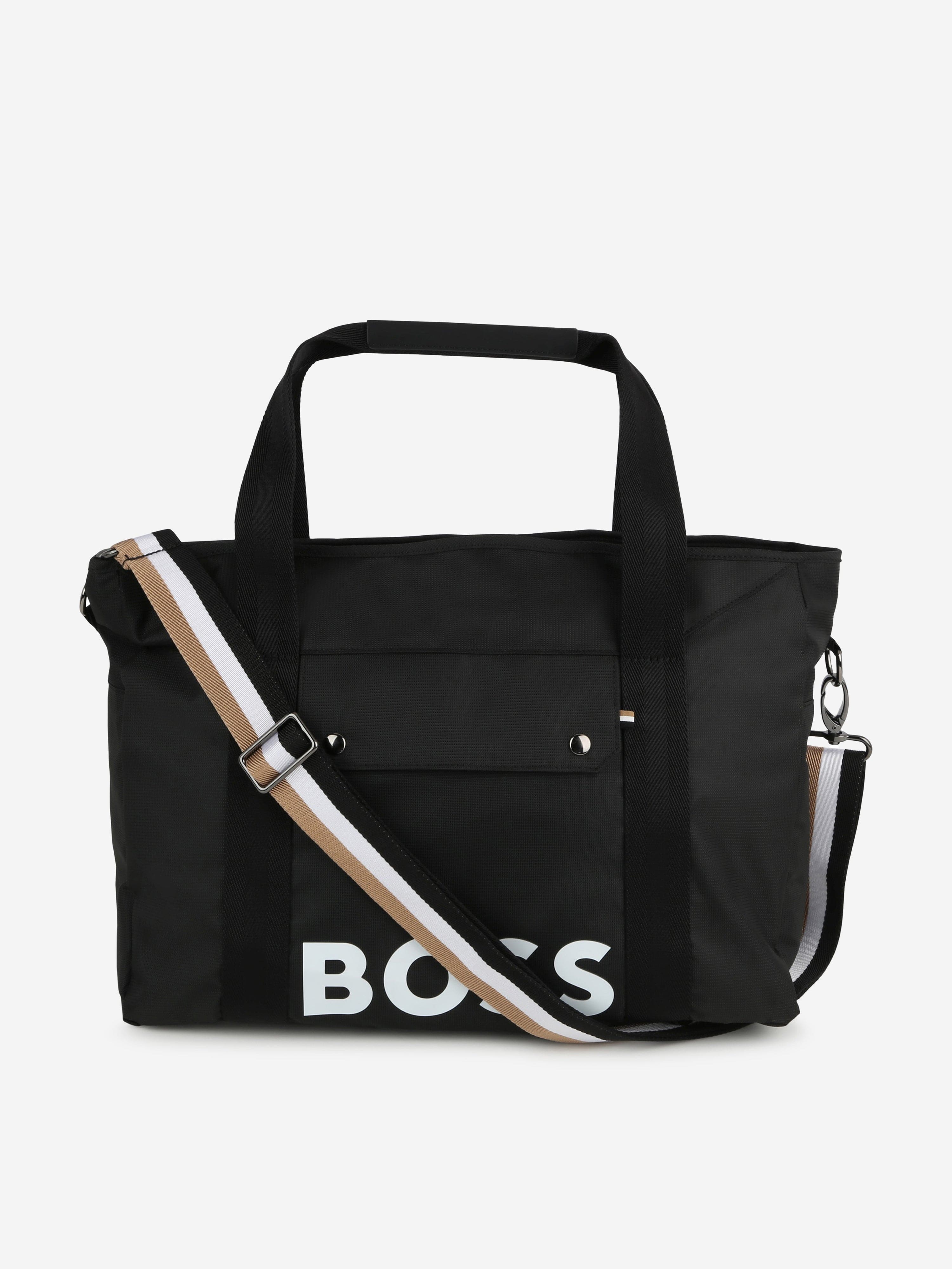 BOSS Baby Logo Changing Bag in Black (42cm)