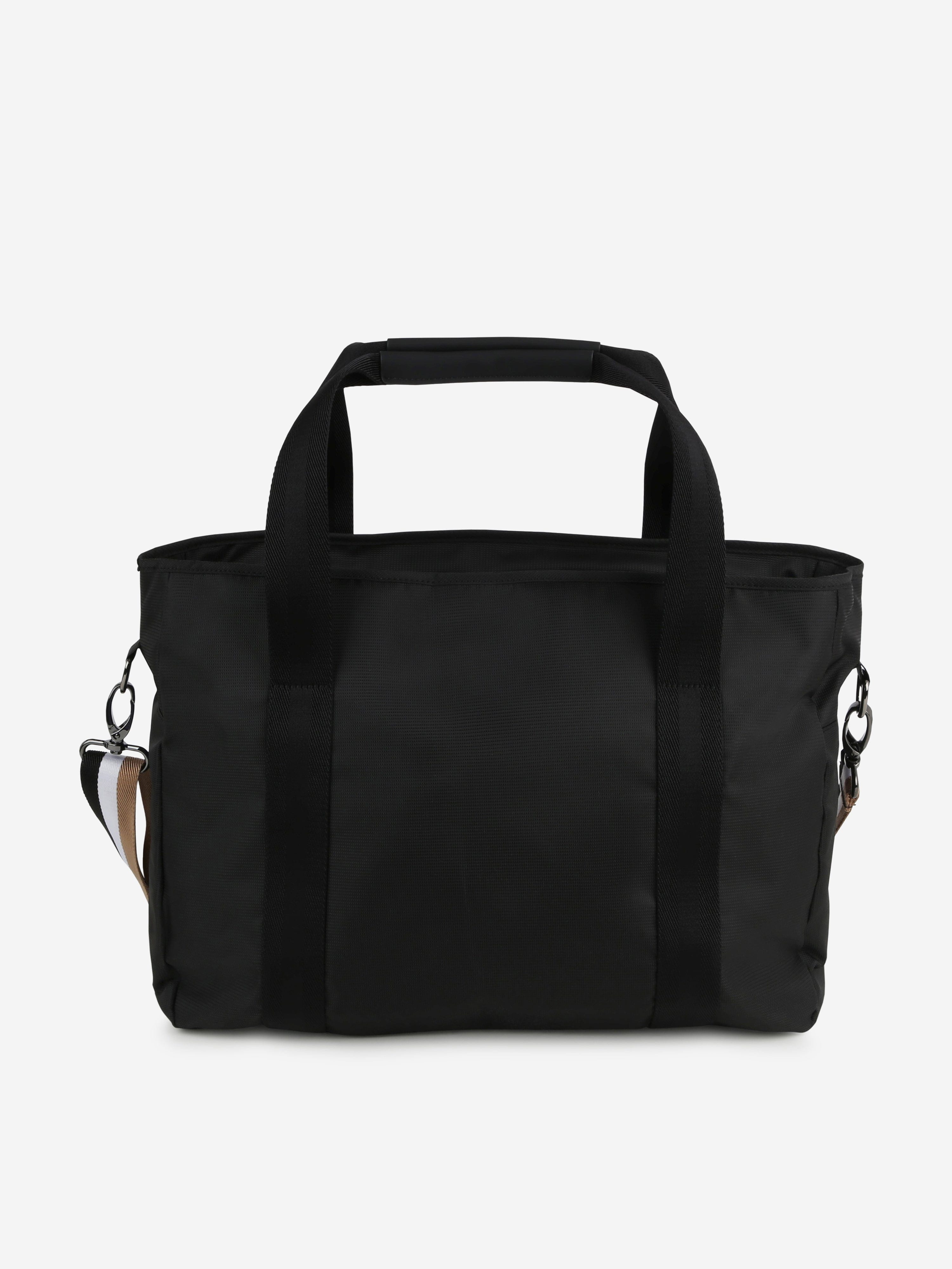 BOSS Baby Logo Changing Bag in Black (42cm)