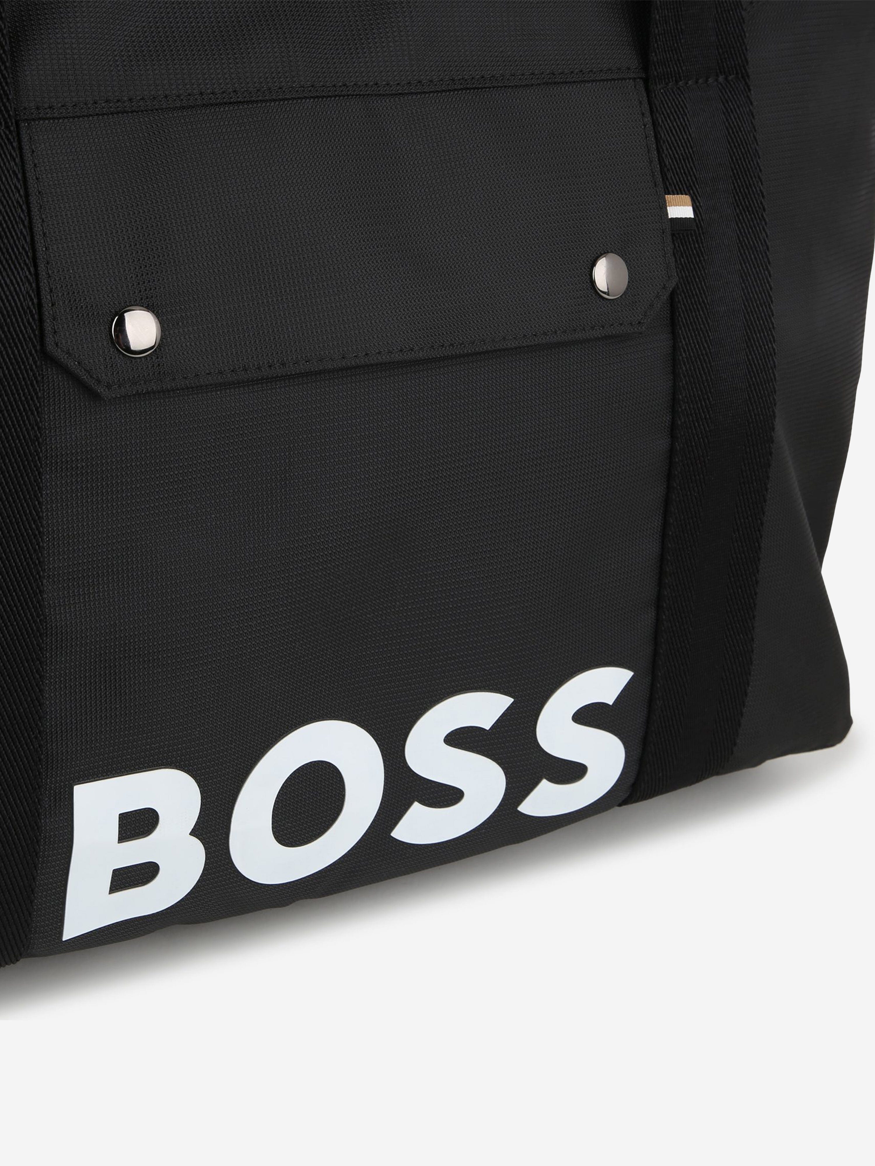 BOSS Baby Logo Changing Bag in Black (42cm)