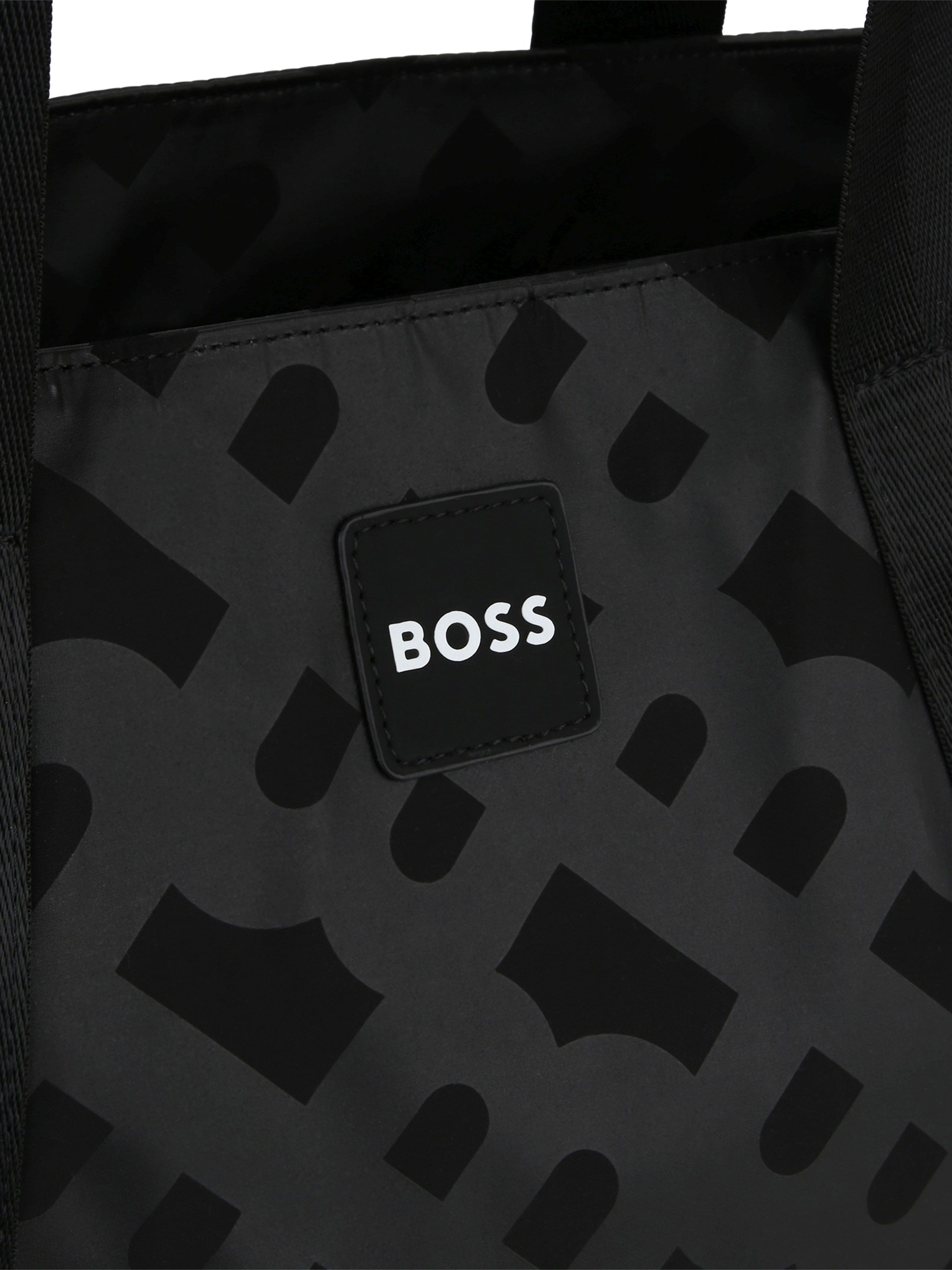 BOSS Baby Monogram Changing Bag in Black (47cm)