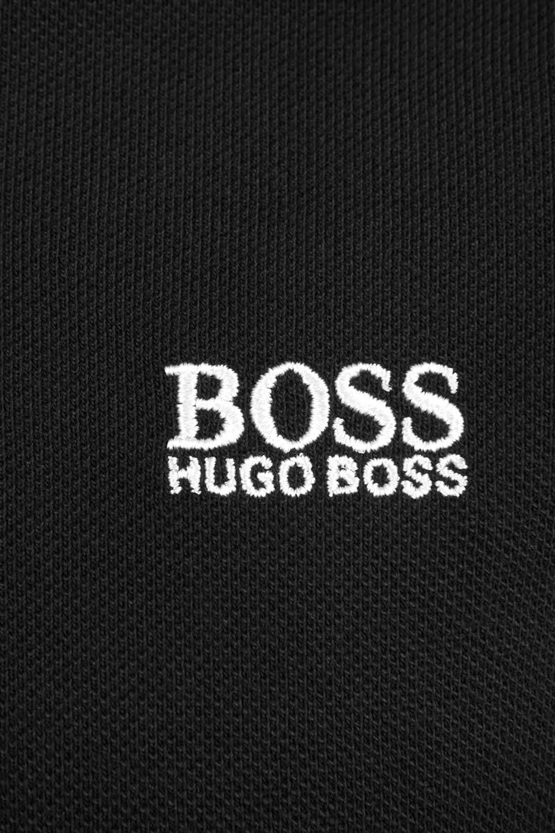 BOSS Boys Cotton Pique Embroidered Logo Polo Shirt