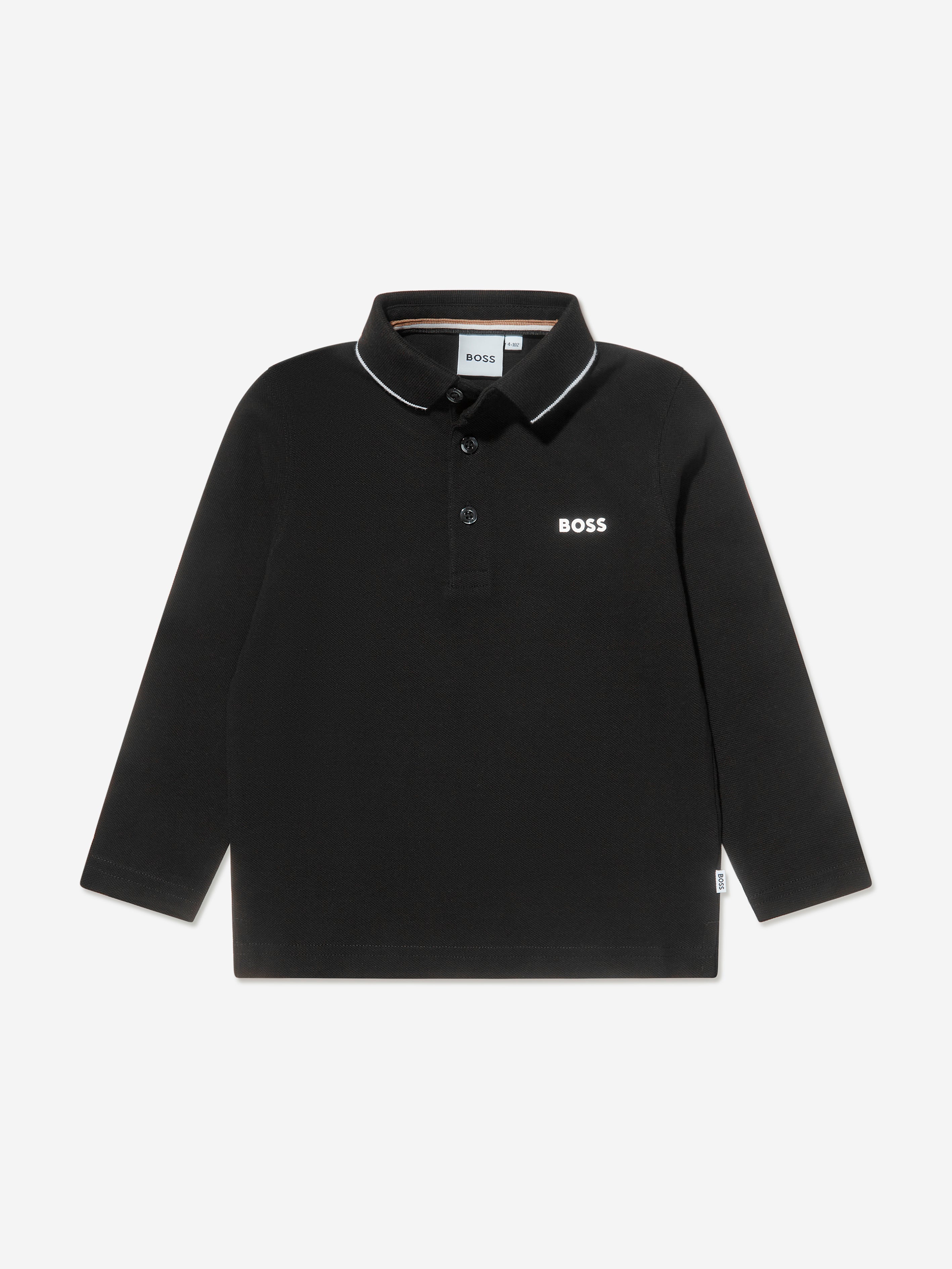 BOSS Boys Long Sleeve Polo Shirt