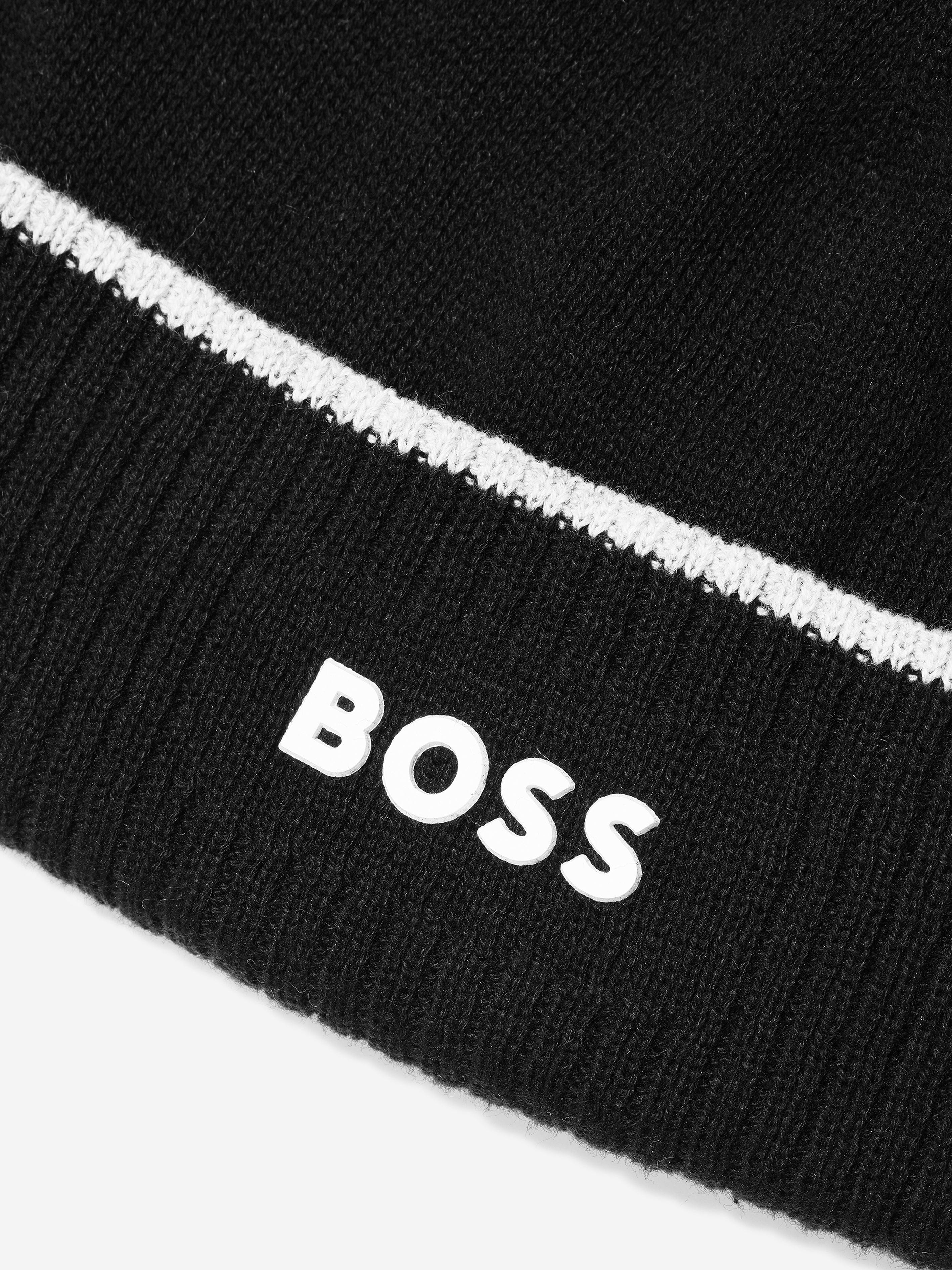 BOSS Baby Boys Knitted Logo Hat