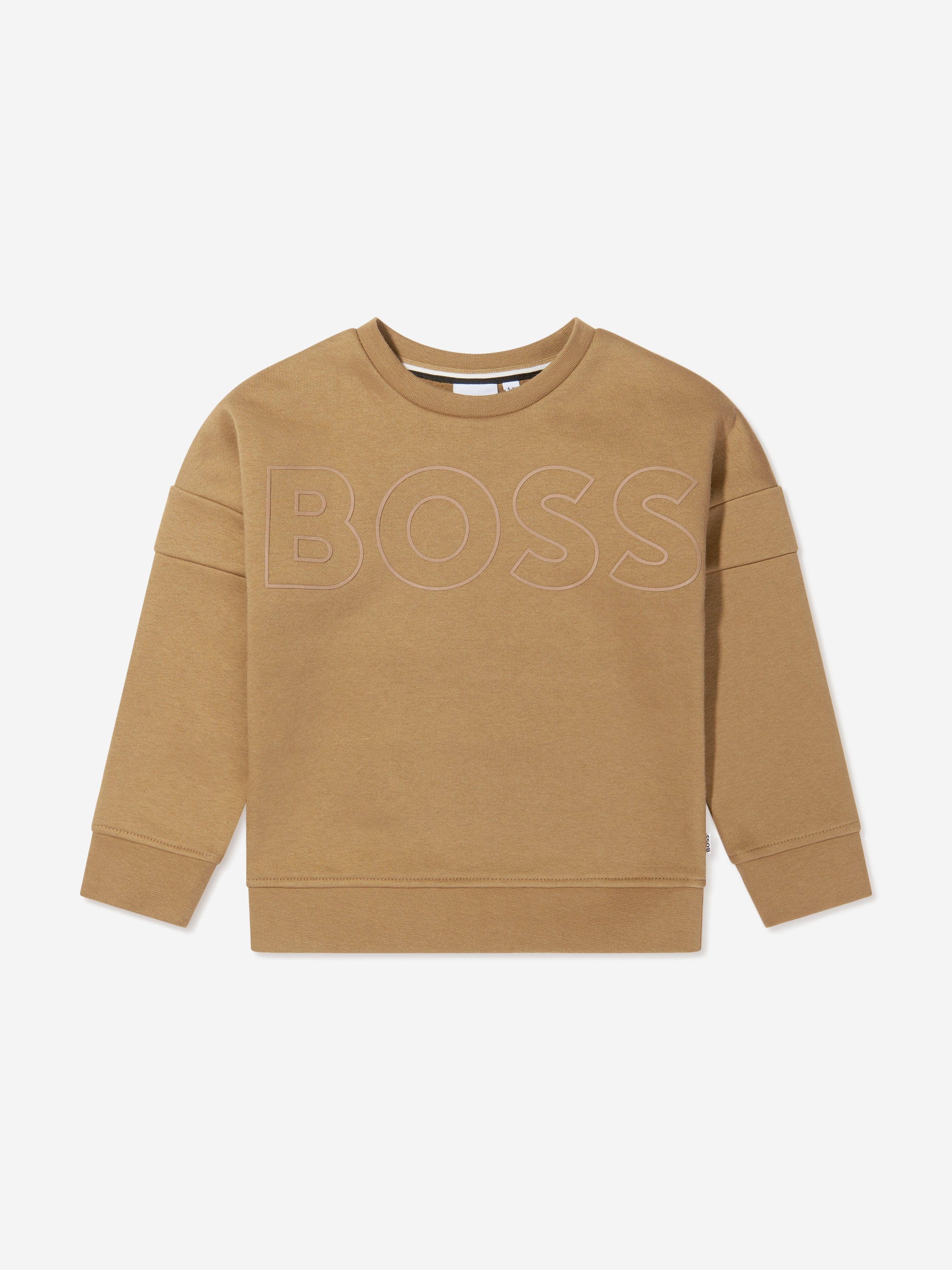 BOSS Boys Logo Print Sweatshirt