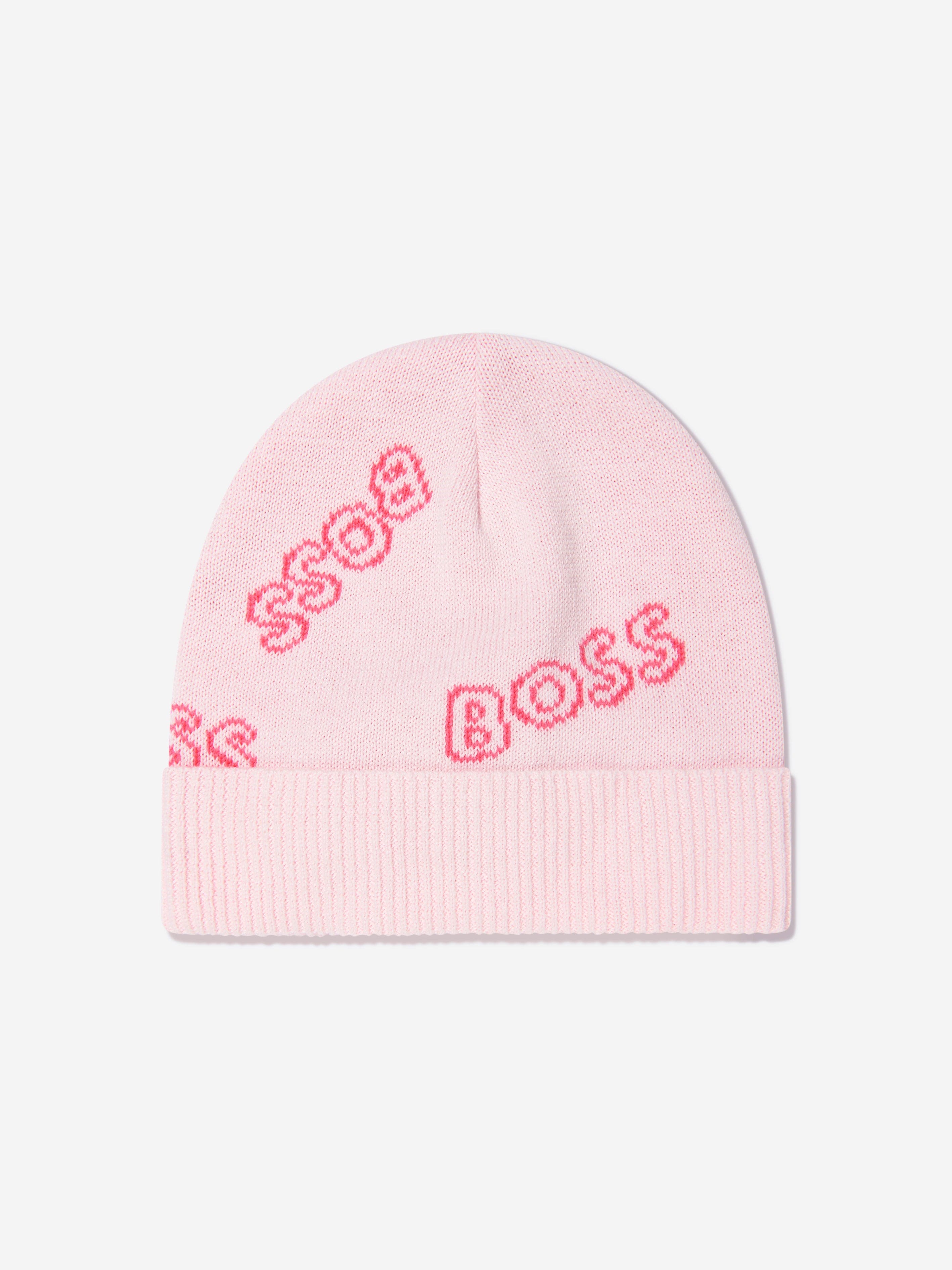 BOSS Baby Girls Hat And Booties Gift Set