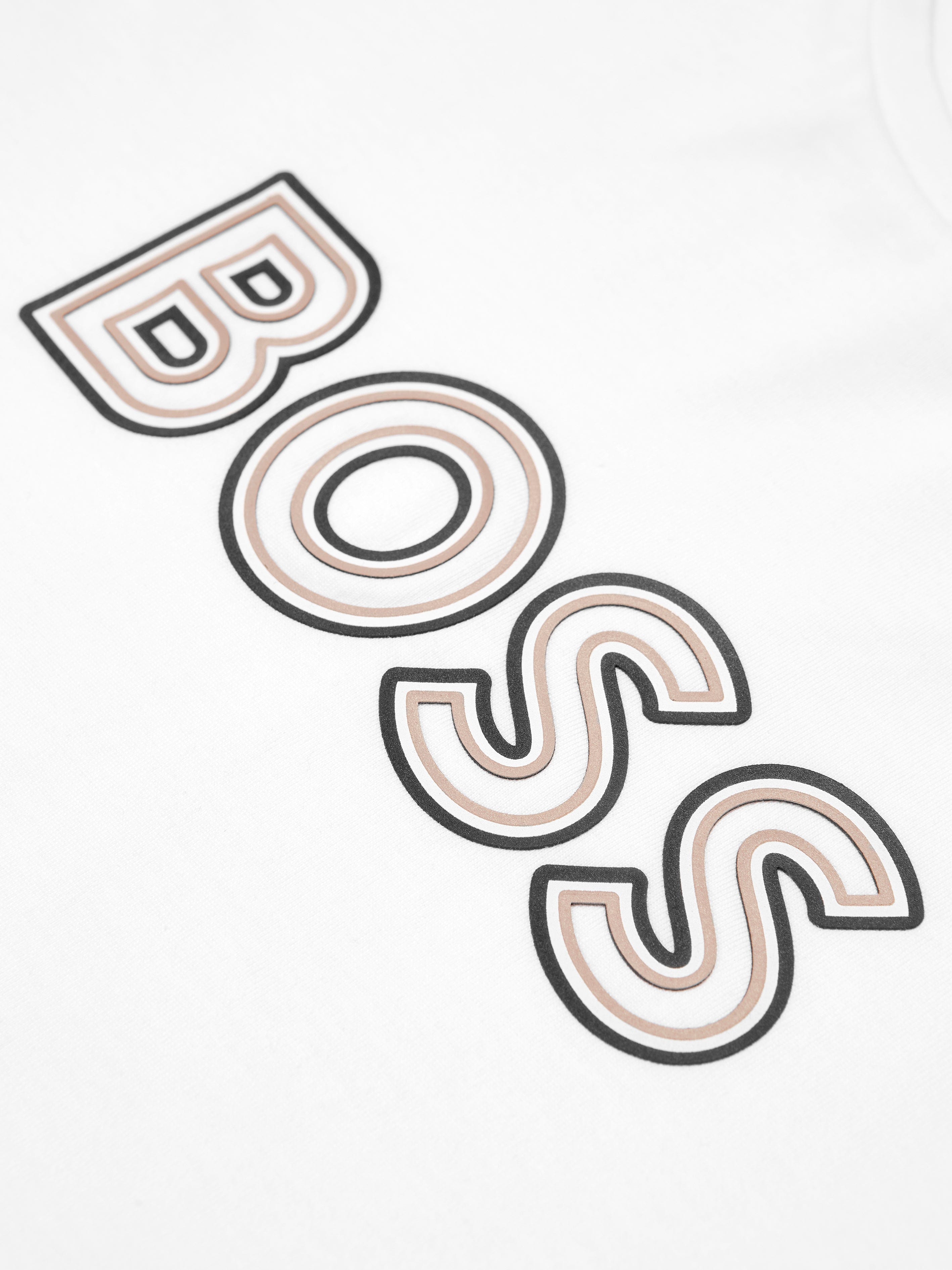 BOSS Boys Long Sleeve Logo T-Shirt