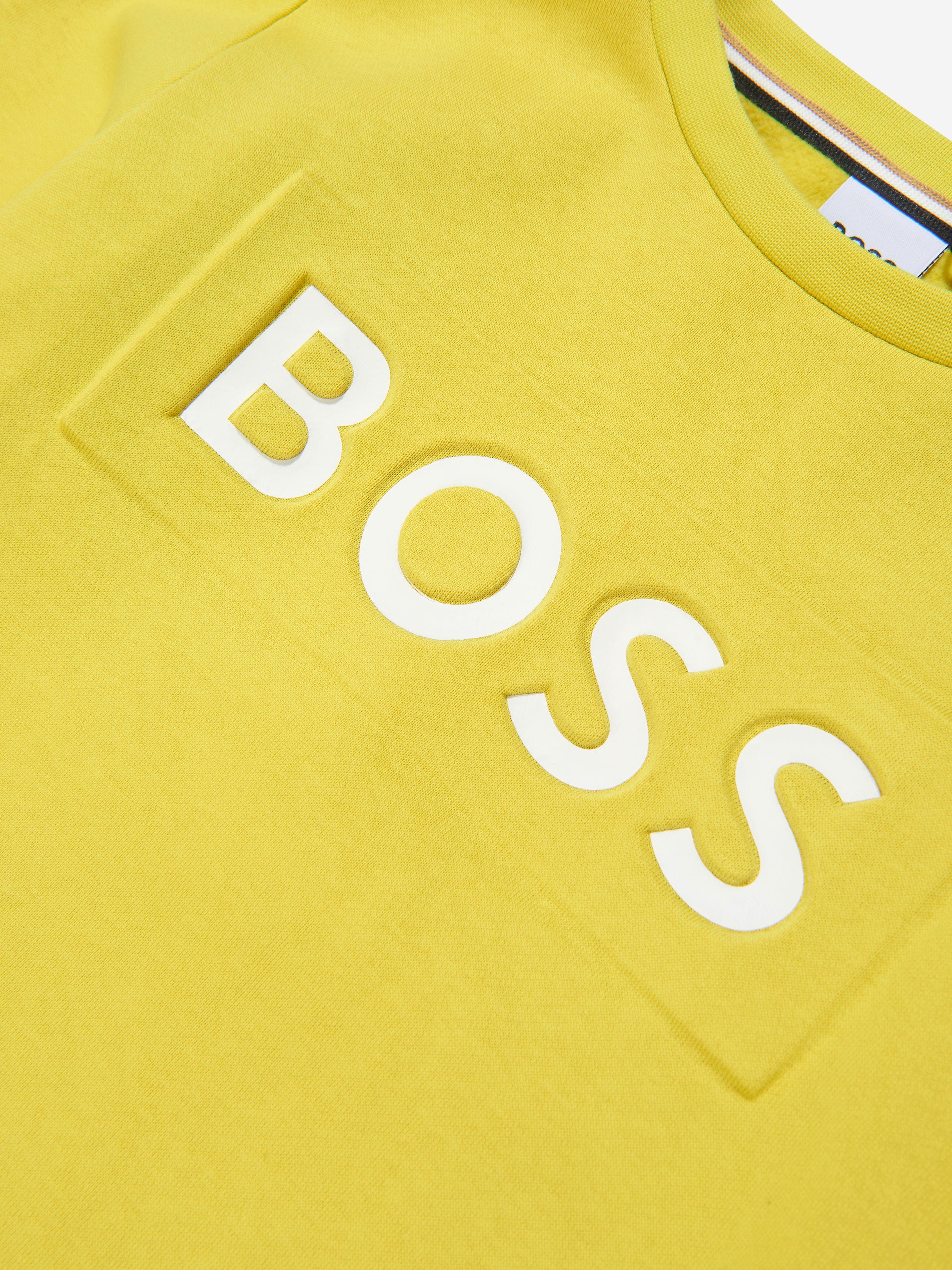 BOSS Boys Logo Print Sweatshirt