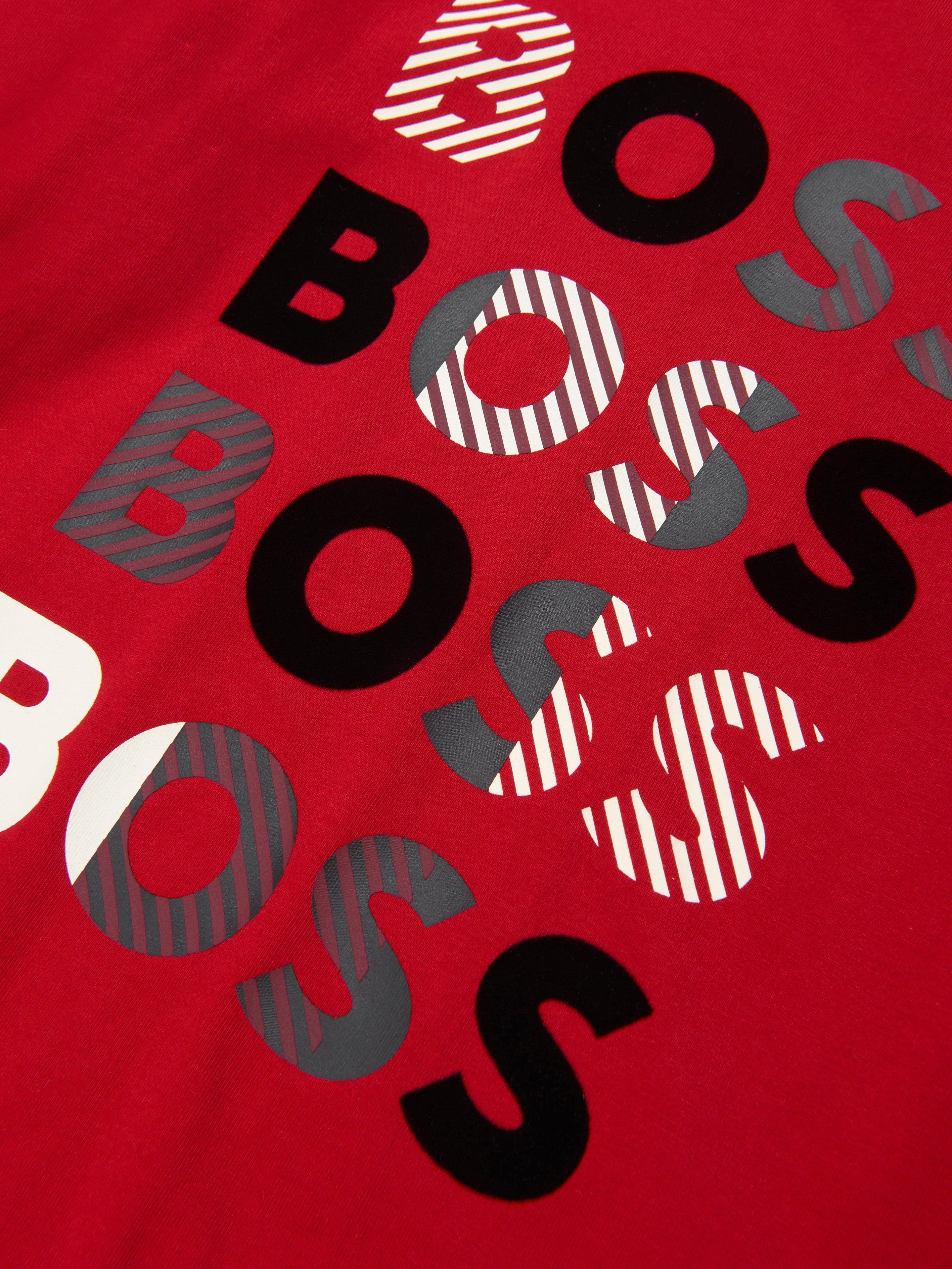 BOSS Boys Long Sleeve Logo T-Shirt