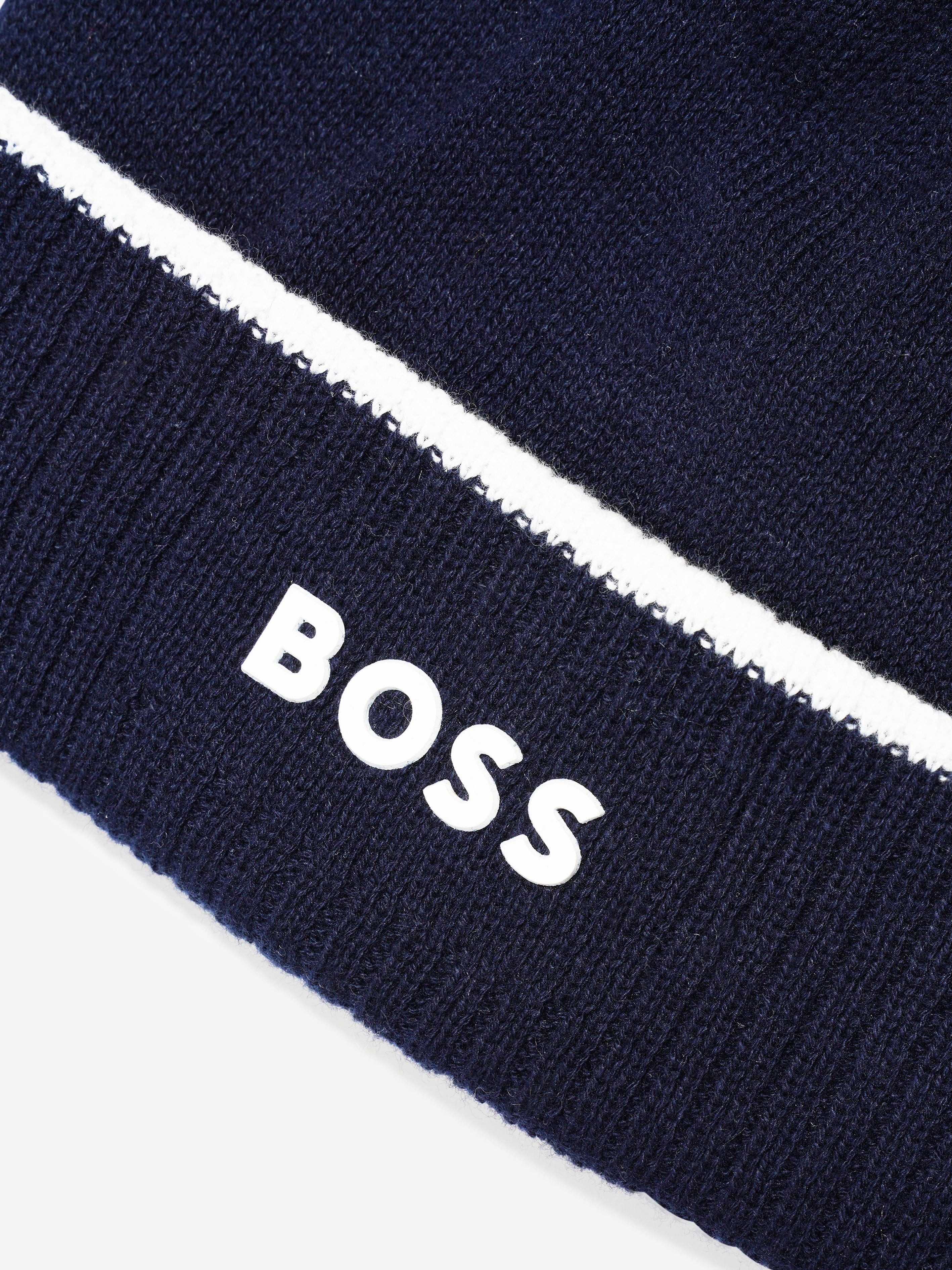 BOSS Baby Boys Knitted Logo Hat