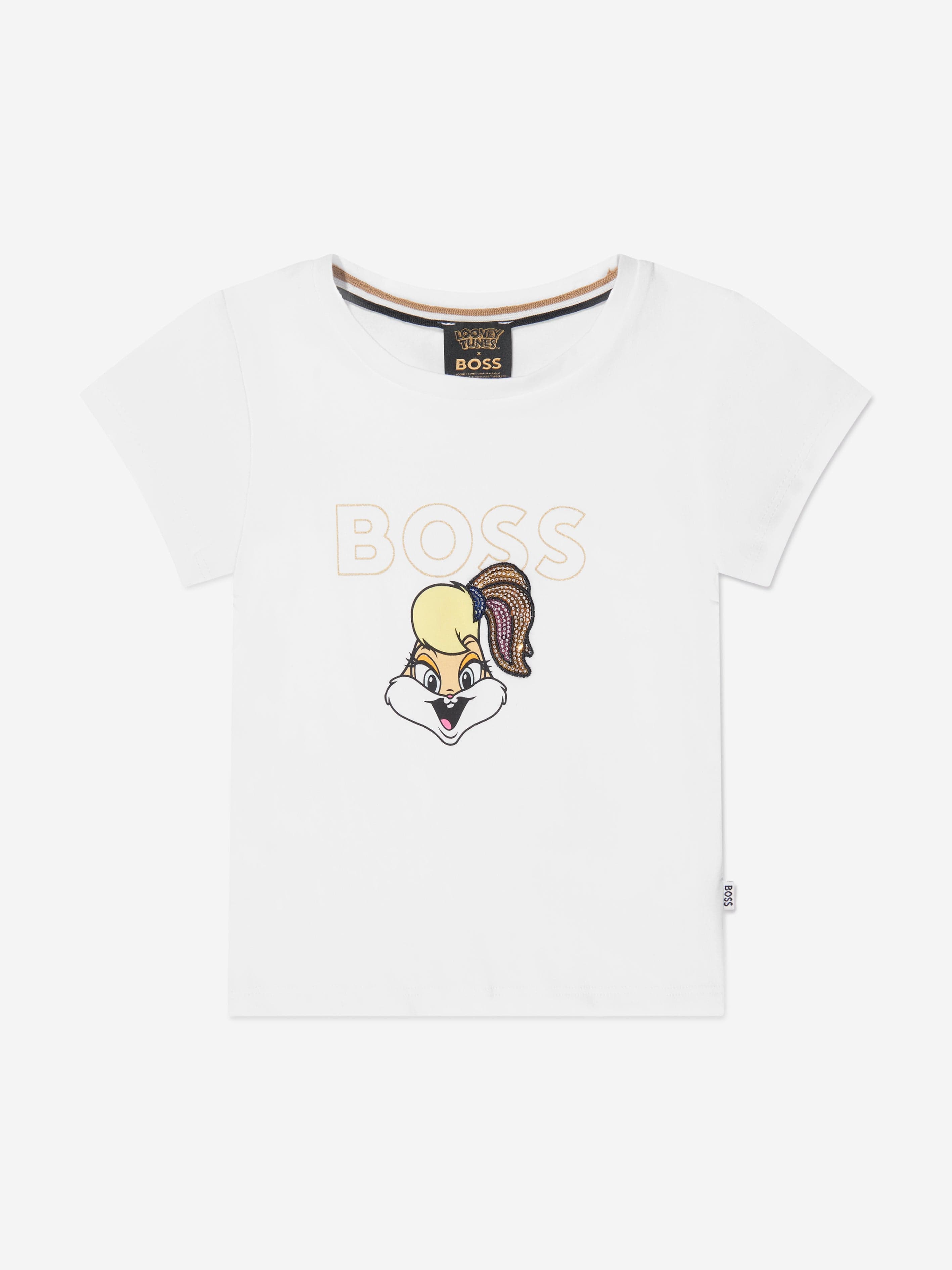 BOSS Girls Lola Bunny T-Shirt In White