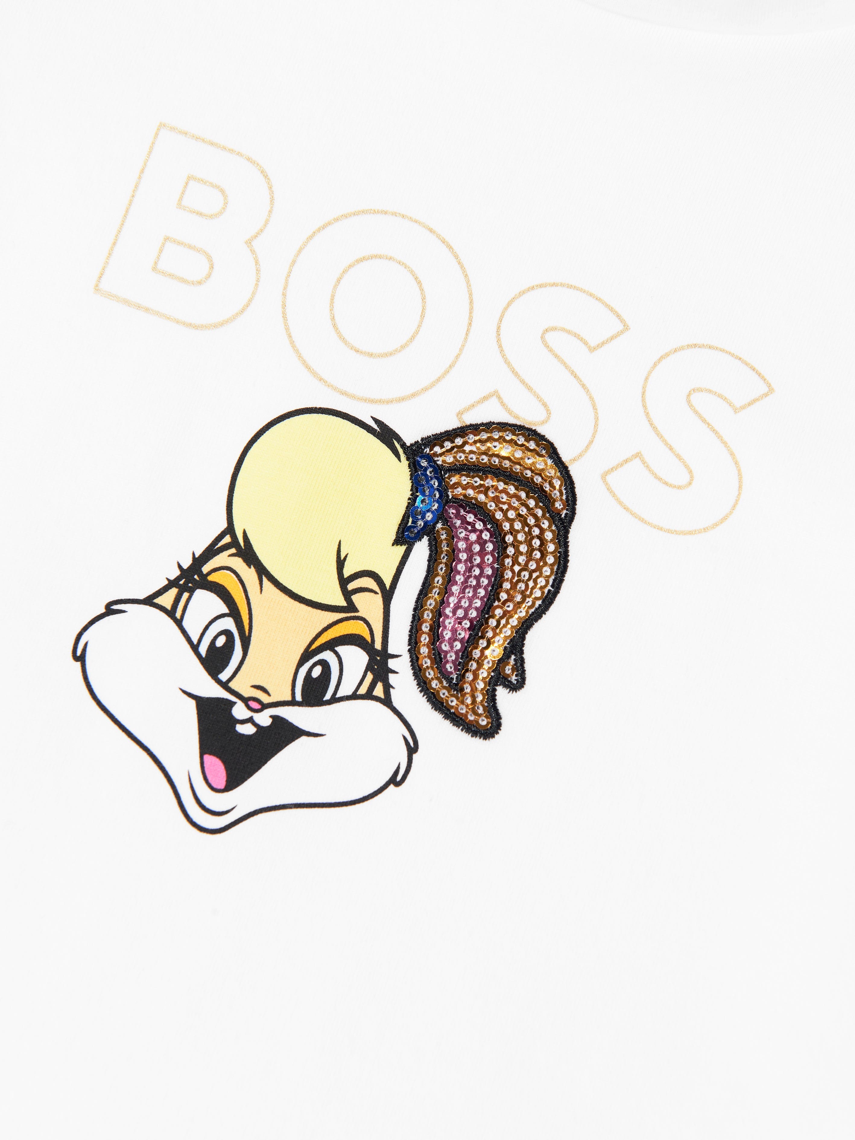 BOSS Girls Lola Bunny T-Shirt In White