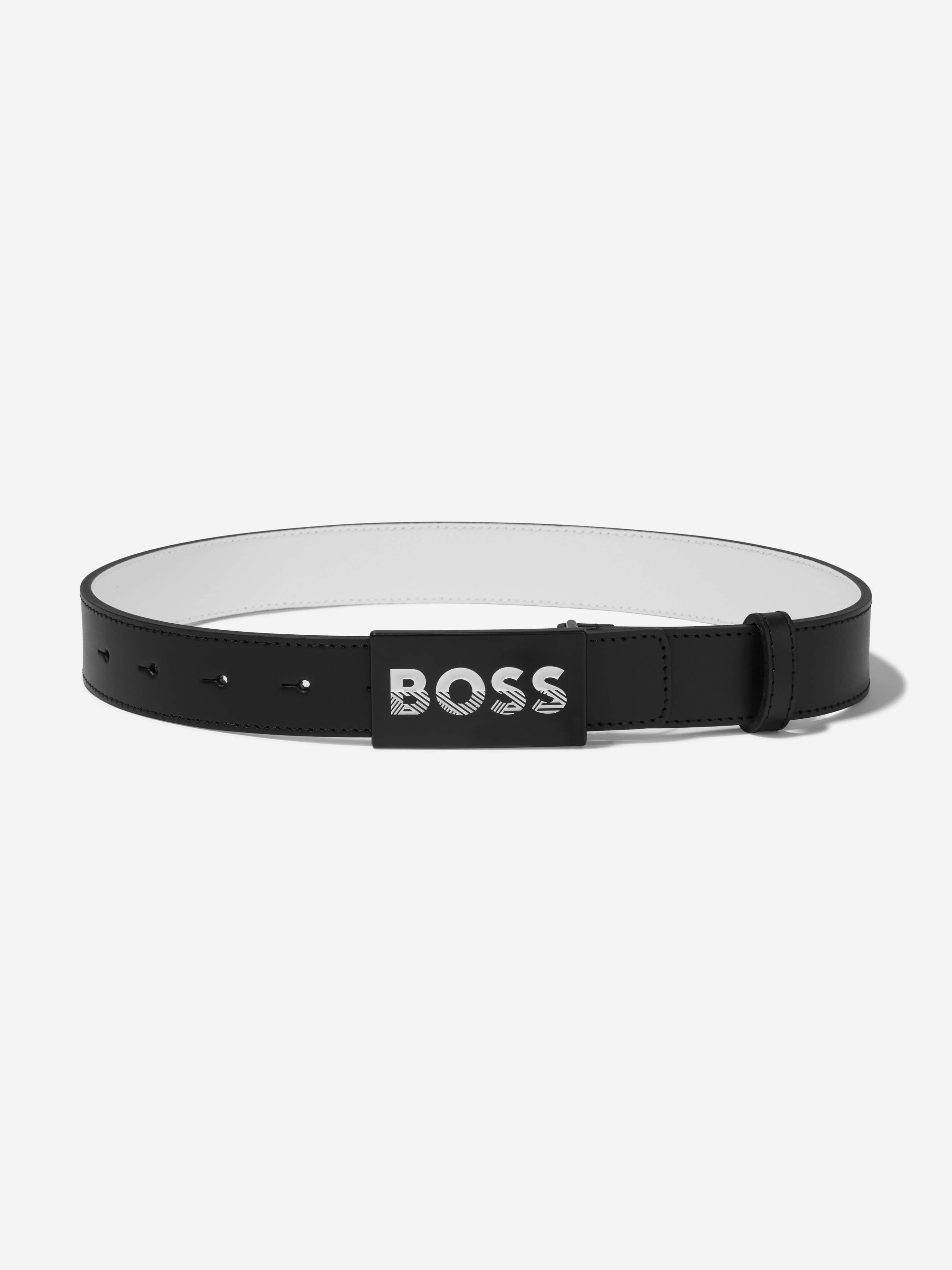 BOSS Boys Leather Belt