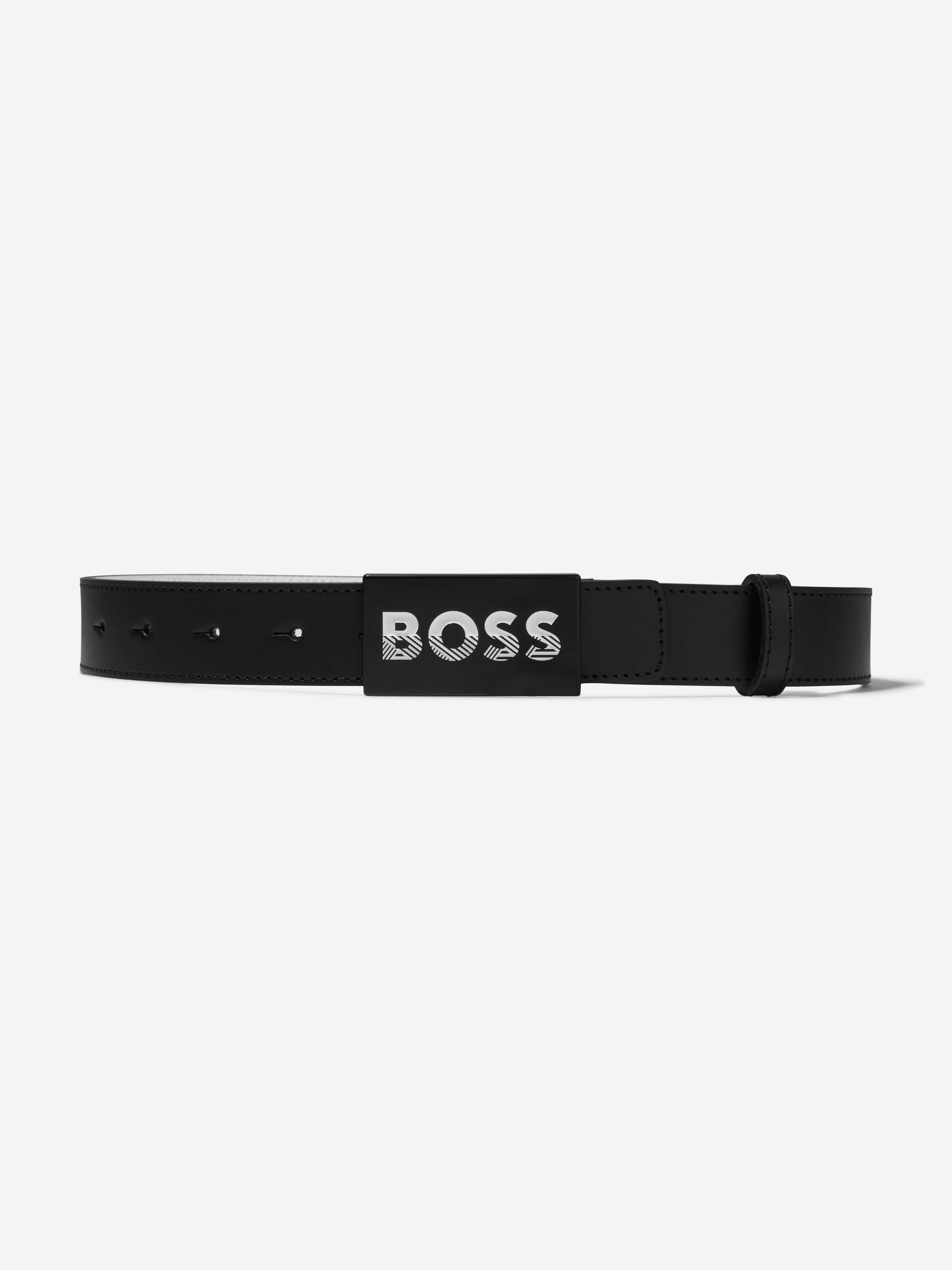 BOSS Boys Leather Belt