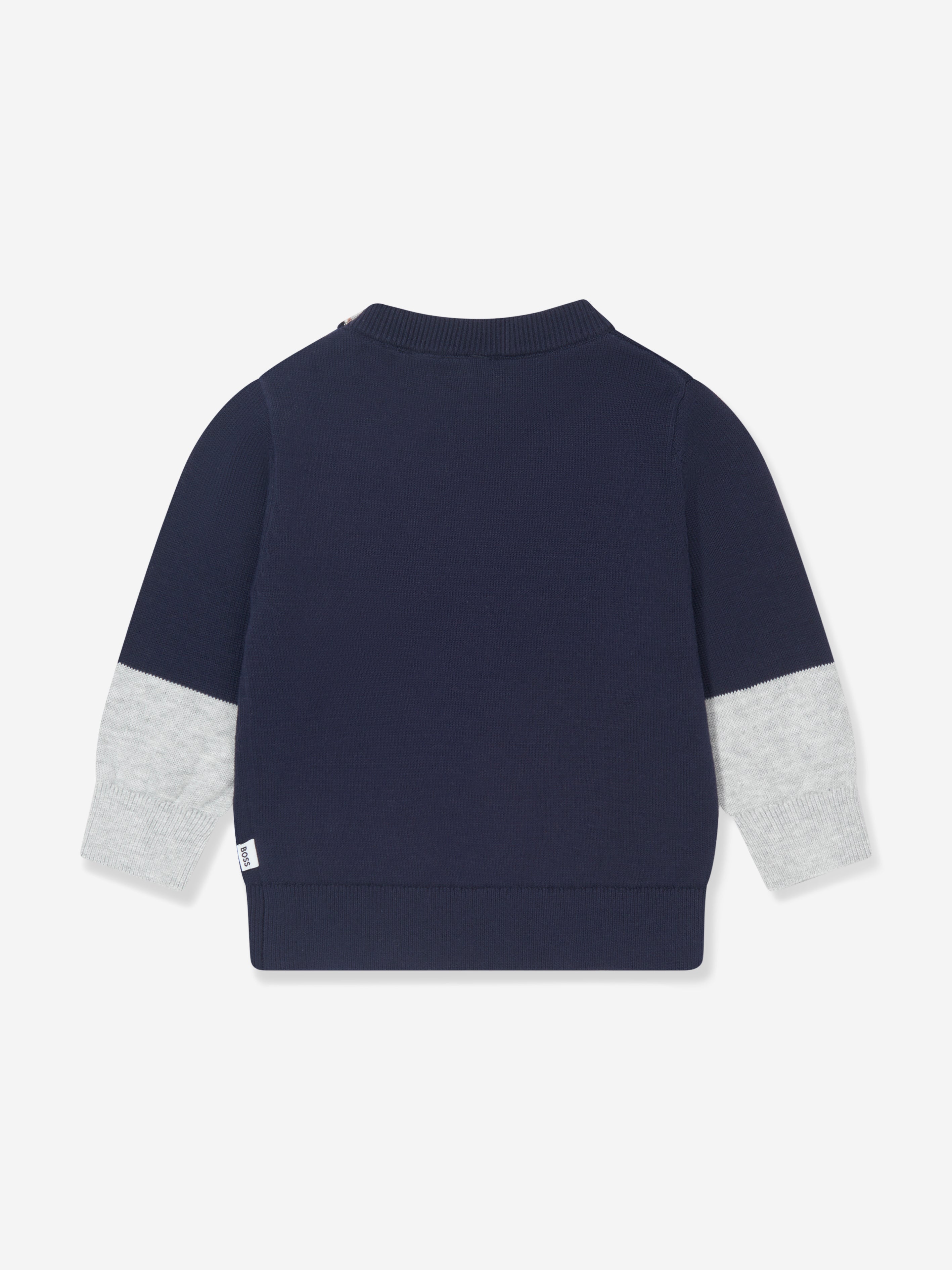 BOSS Baby Boys Knitted Logo Jumper