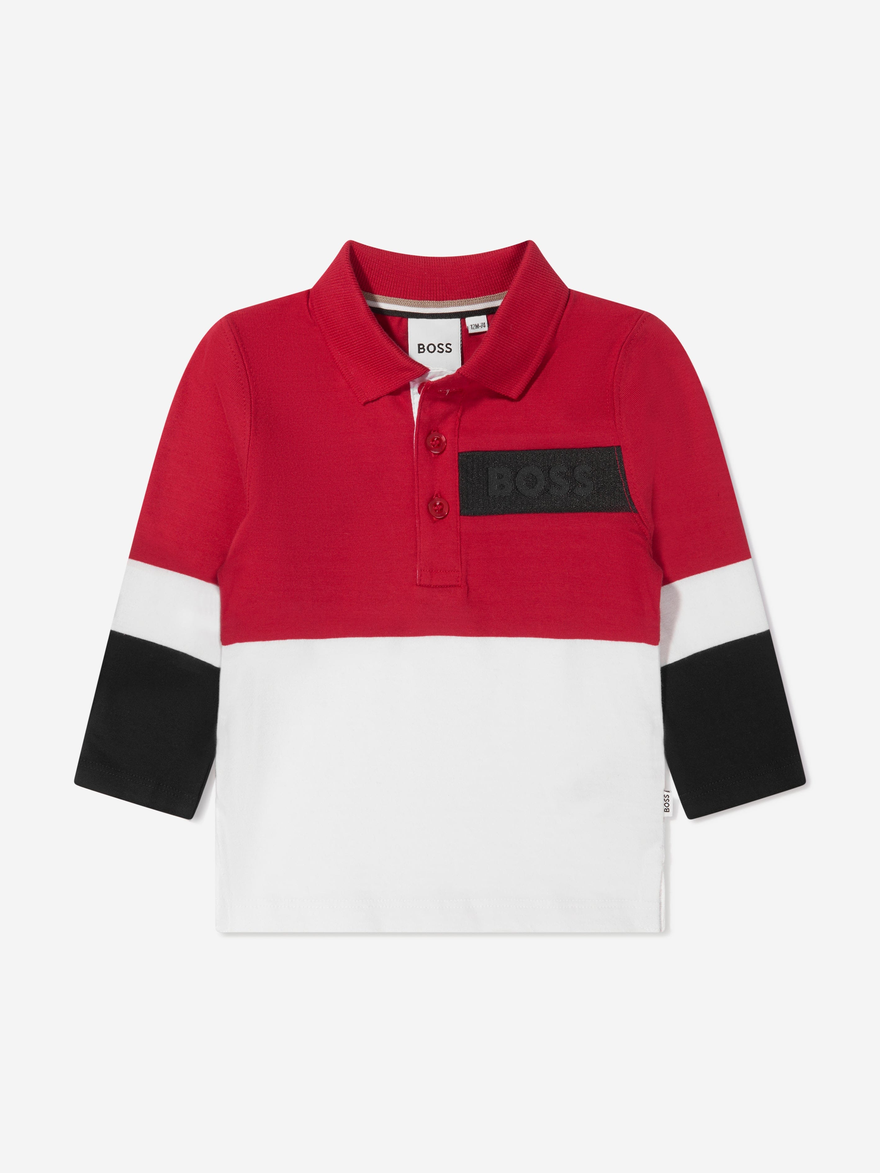 BOSS Baby Boys Long Sleeve Polo Shirt