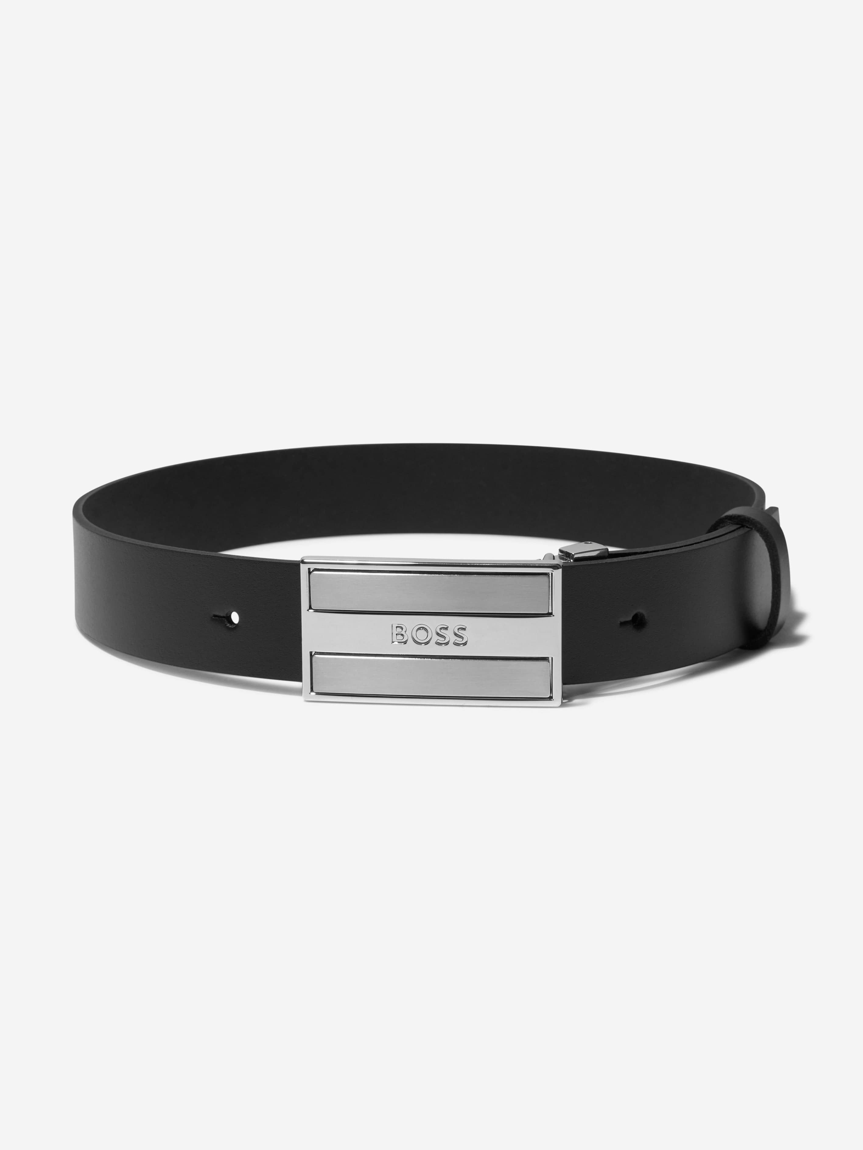 BOSS Boys Leather Belt