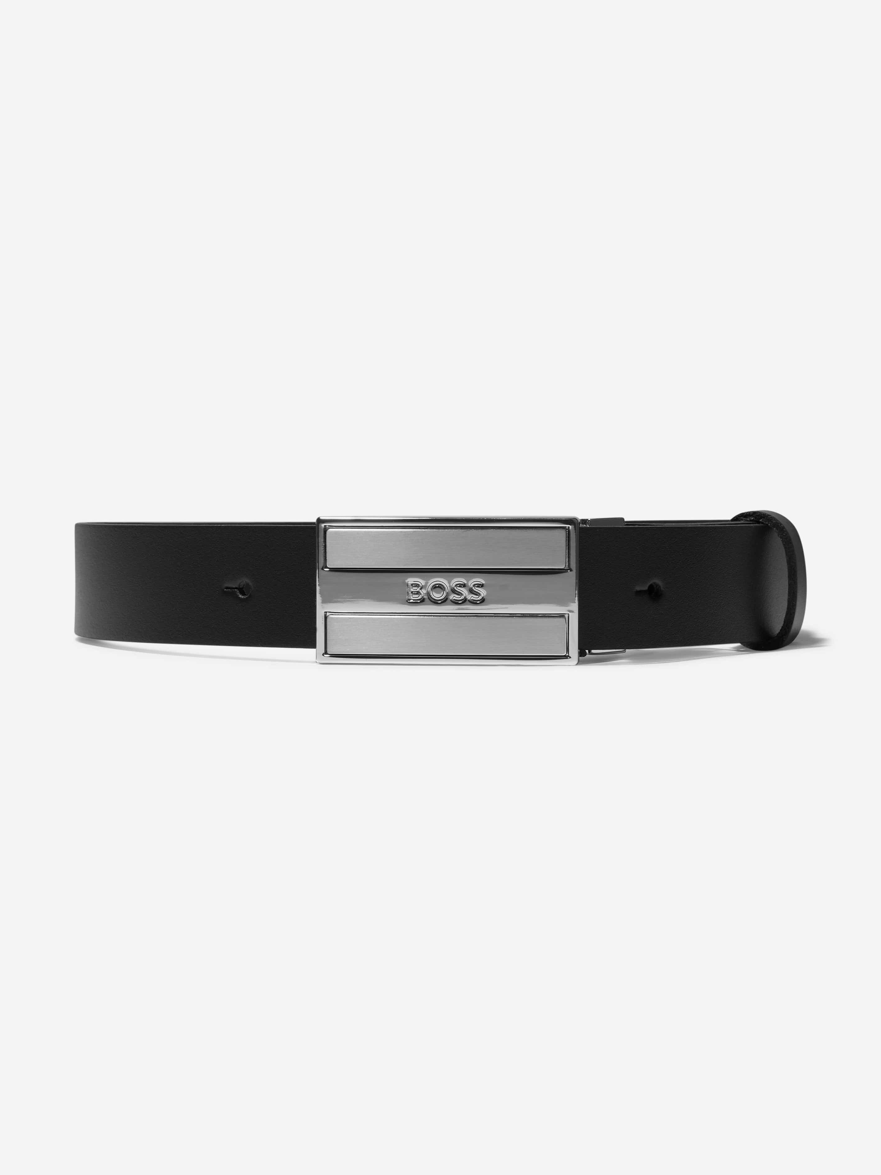 BOSS Boys Leather Belt