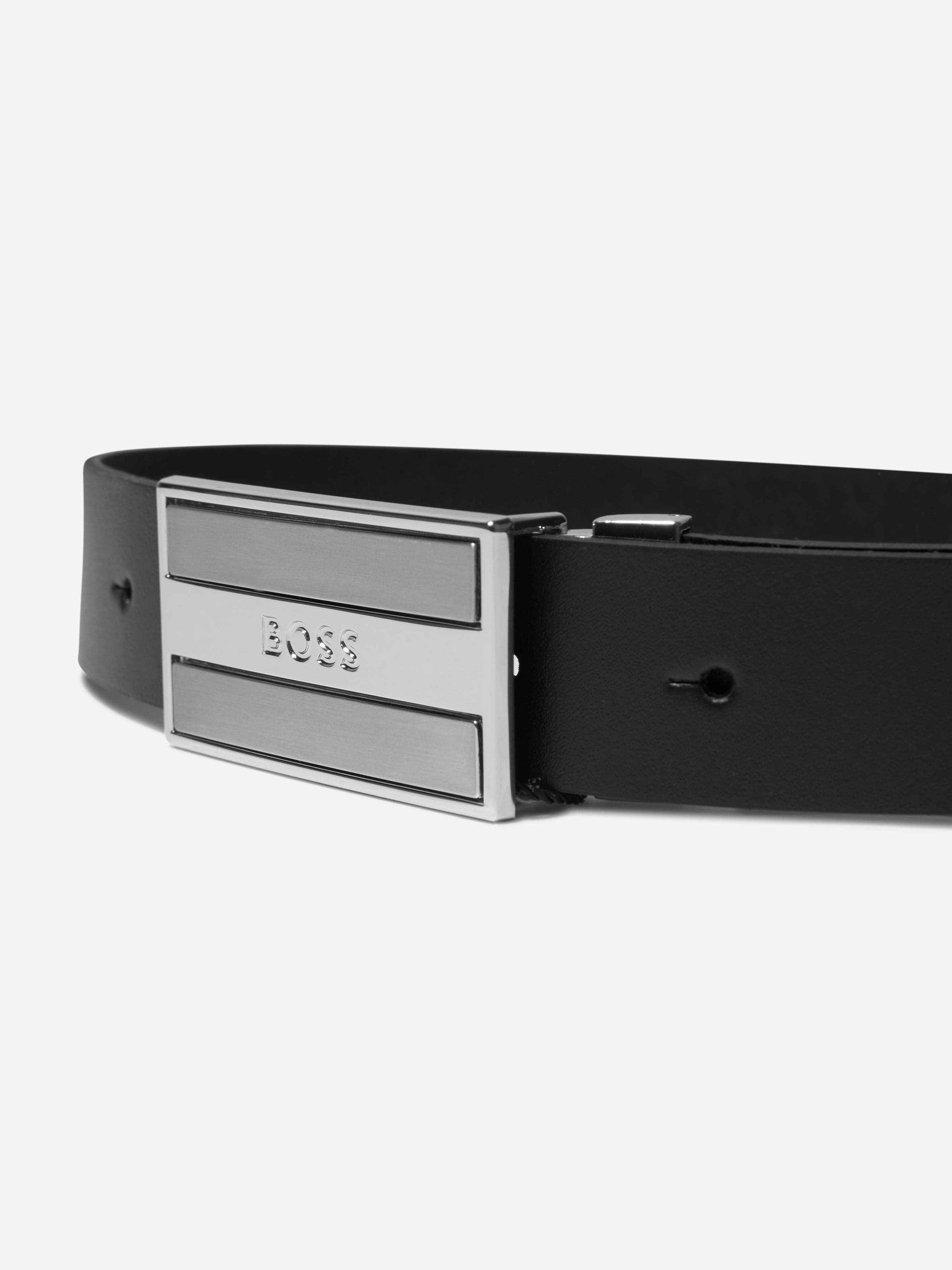 BOSS Boys Leather Belt