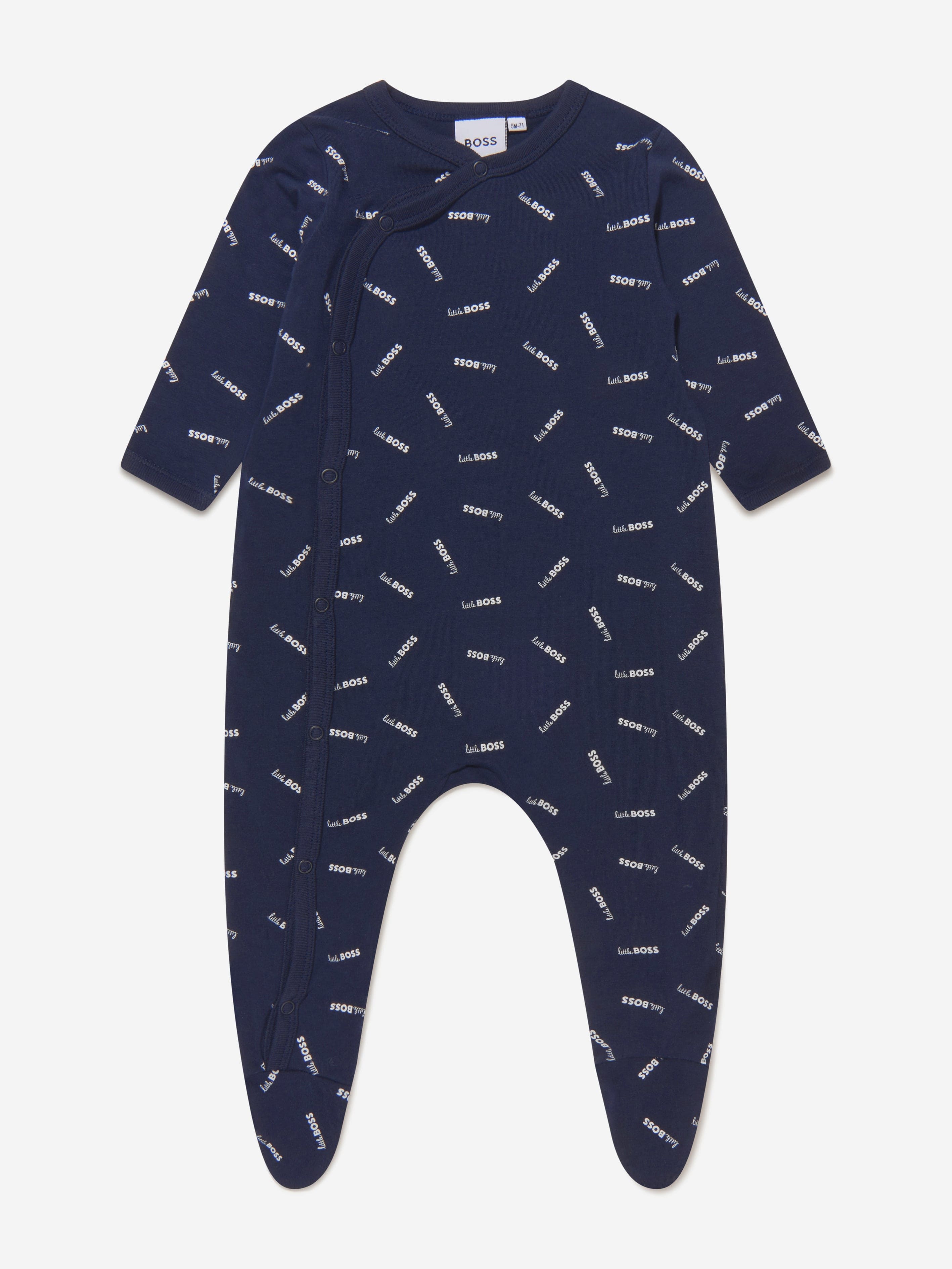 BOSS Baby Boys Organic Cotton Babygrow Gift Set (2 Piece)