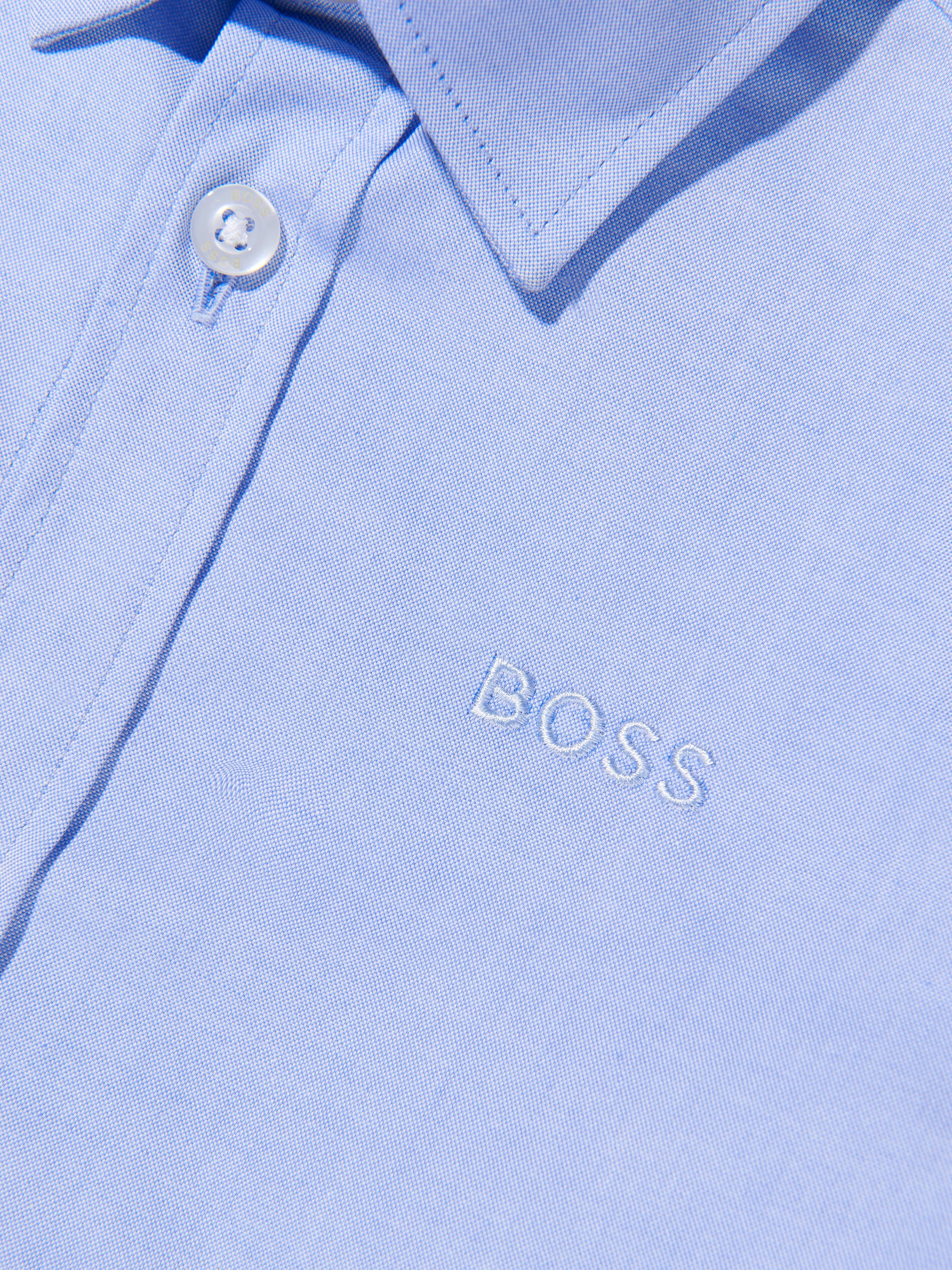 BOSS Boys Long Sleeve Oxford Shirt