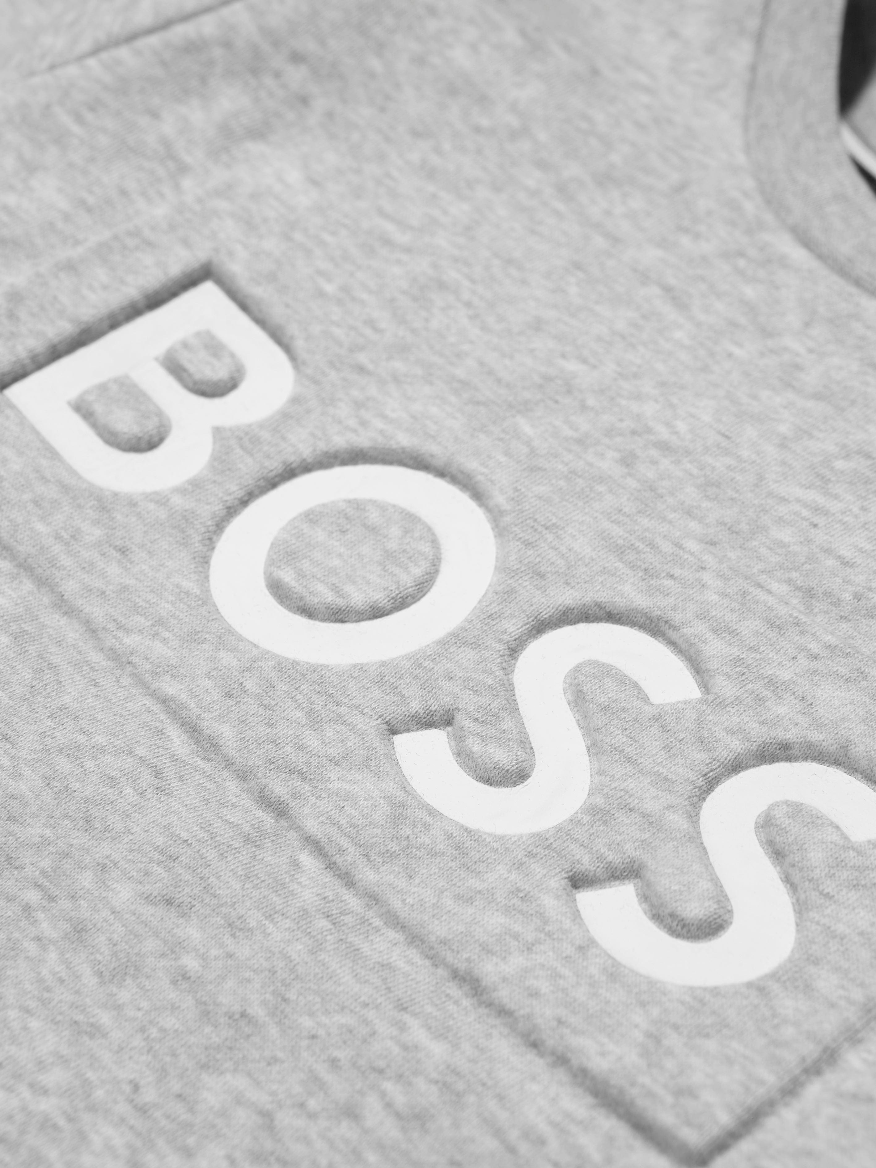 BOSS Boys Logo Print Sweatshirt