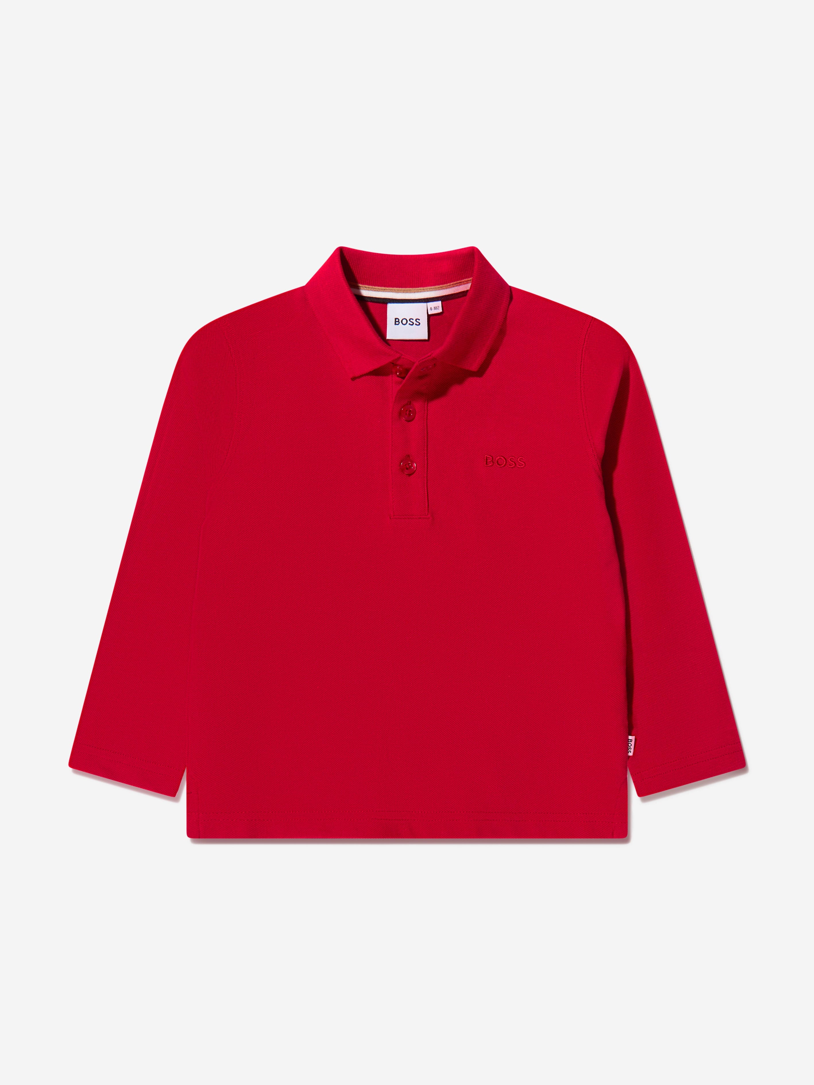 BOSS Boys Long Sleeve Polo Shirt