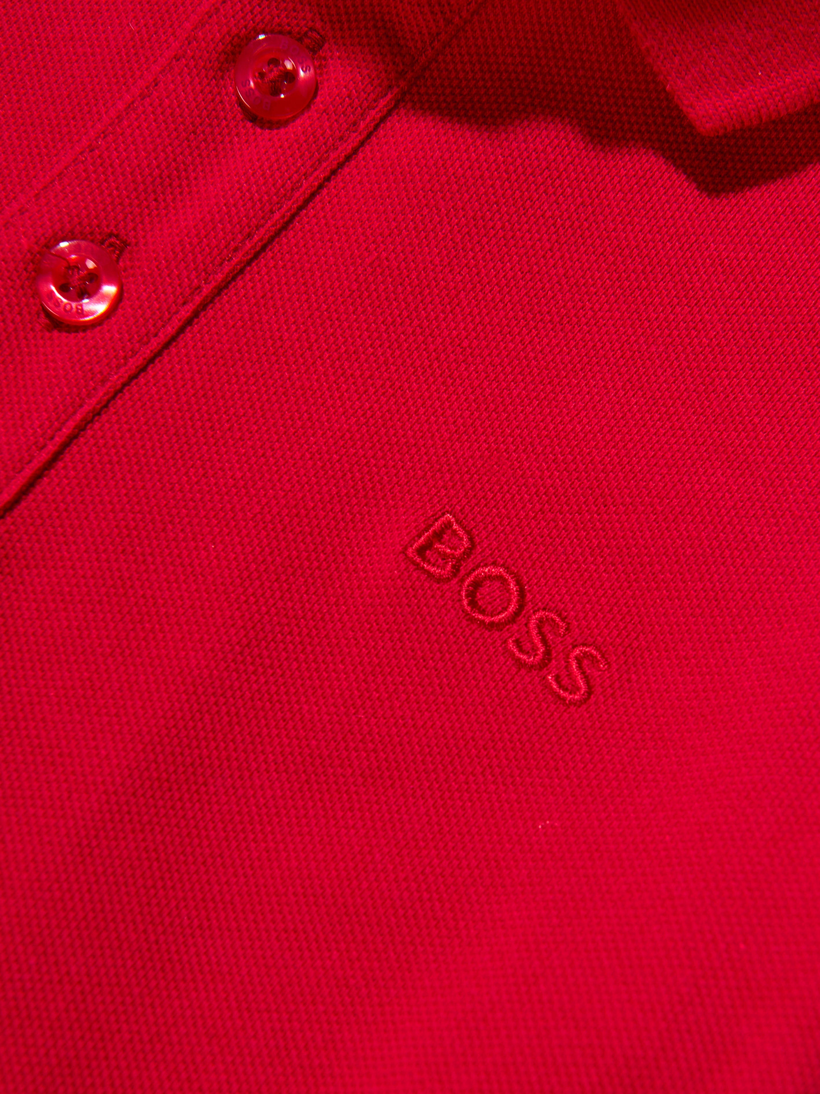 BOSS Boys Long Sleeve Polo Shirt