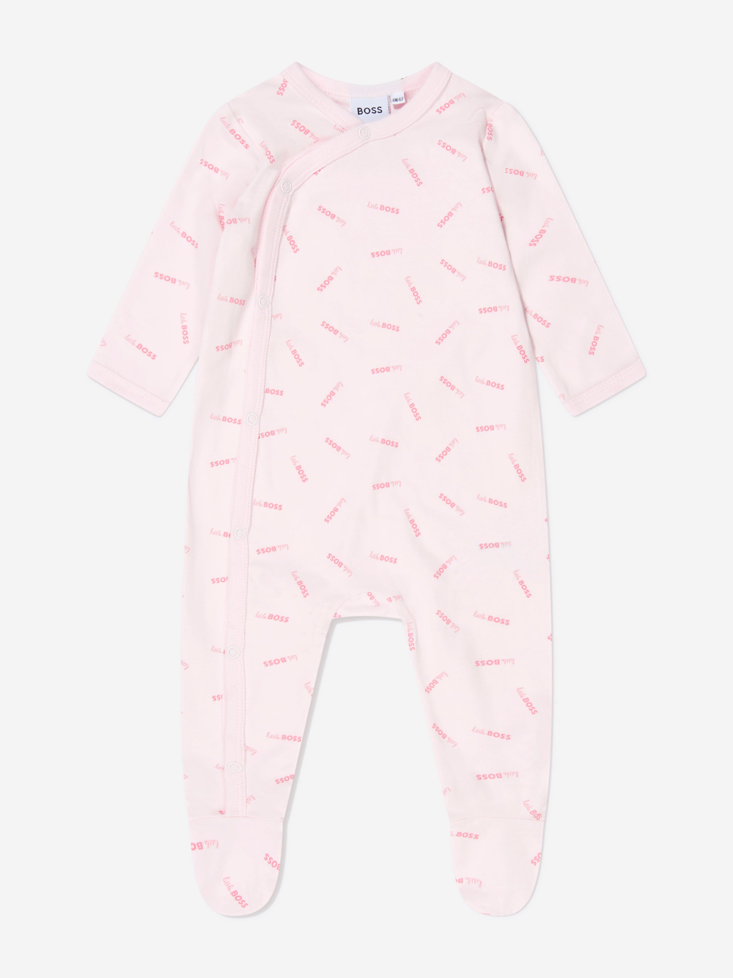 BOSS Baby Girls Babygrow Gift Set (2 Piece)