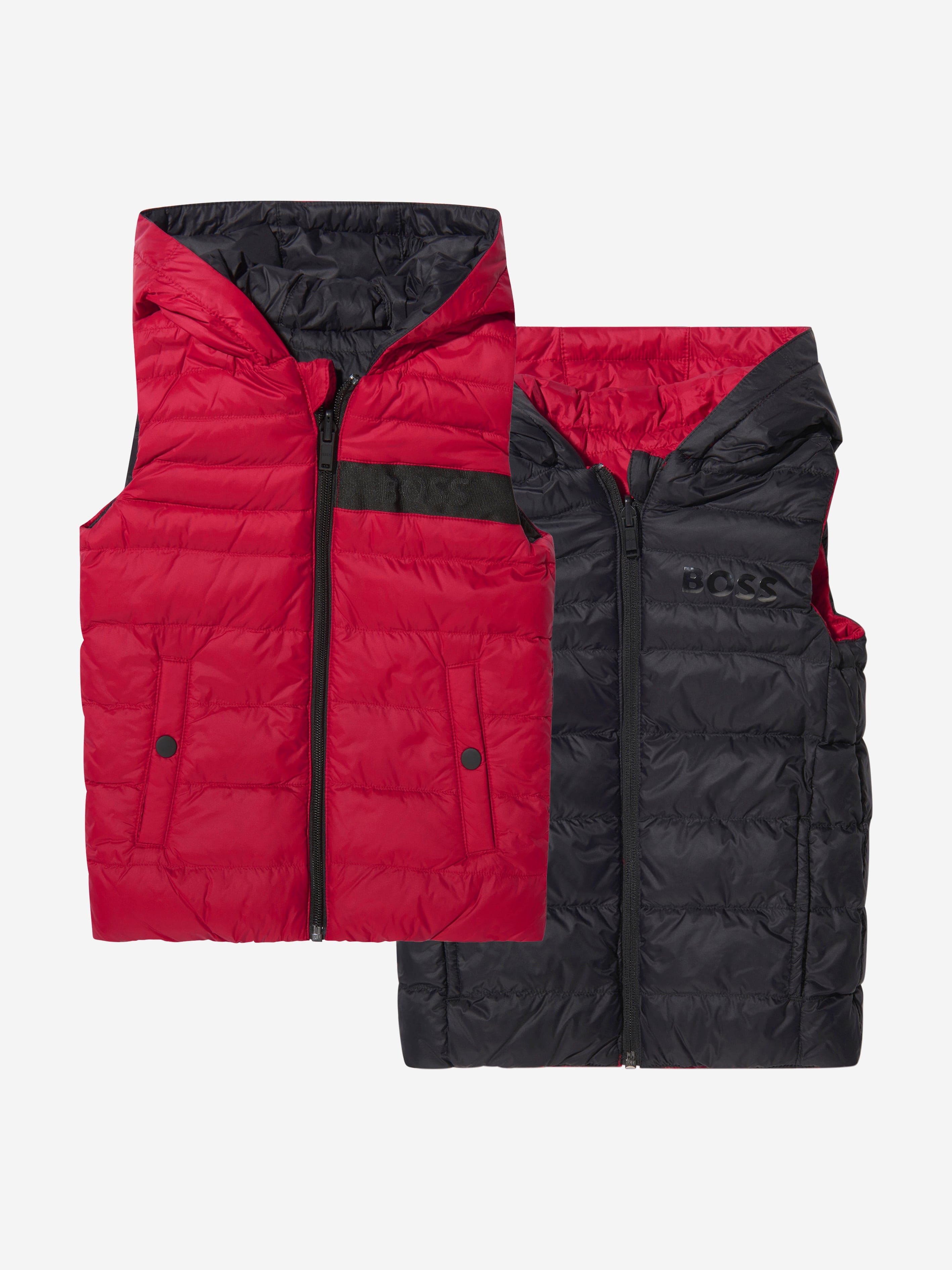 BOSS Boys Down Padded Gilet