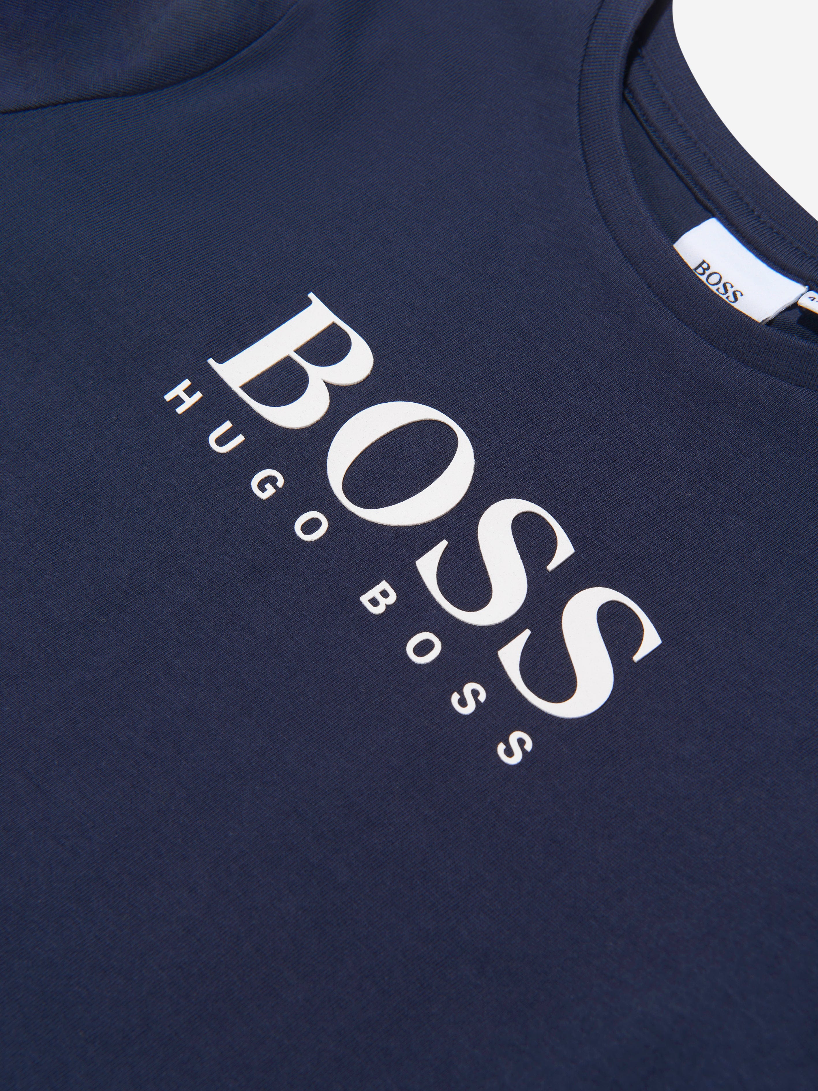 BOSS Boys Long Sleeve Logo Print T-Shirt