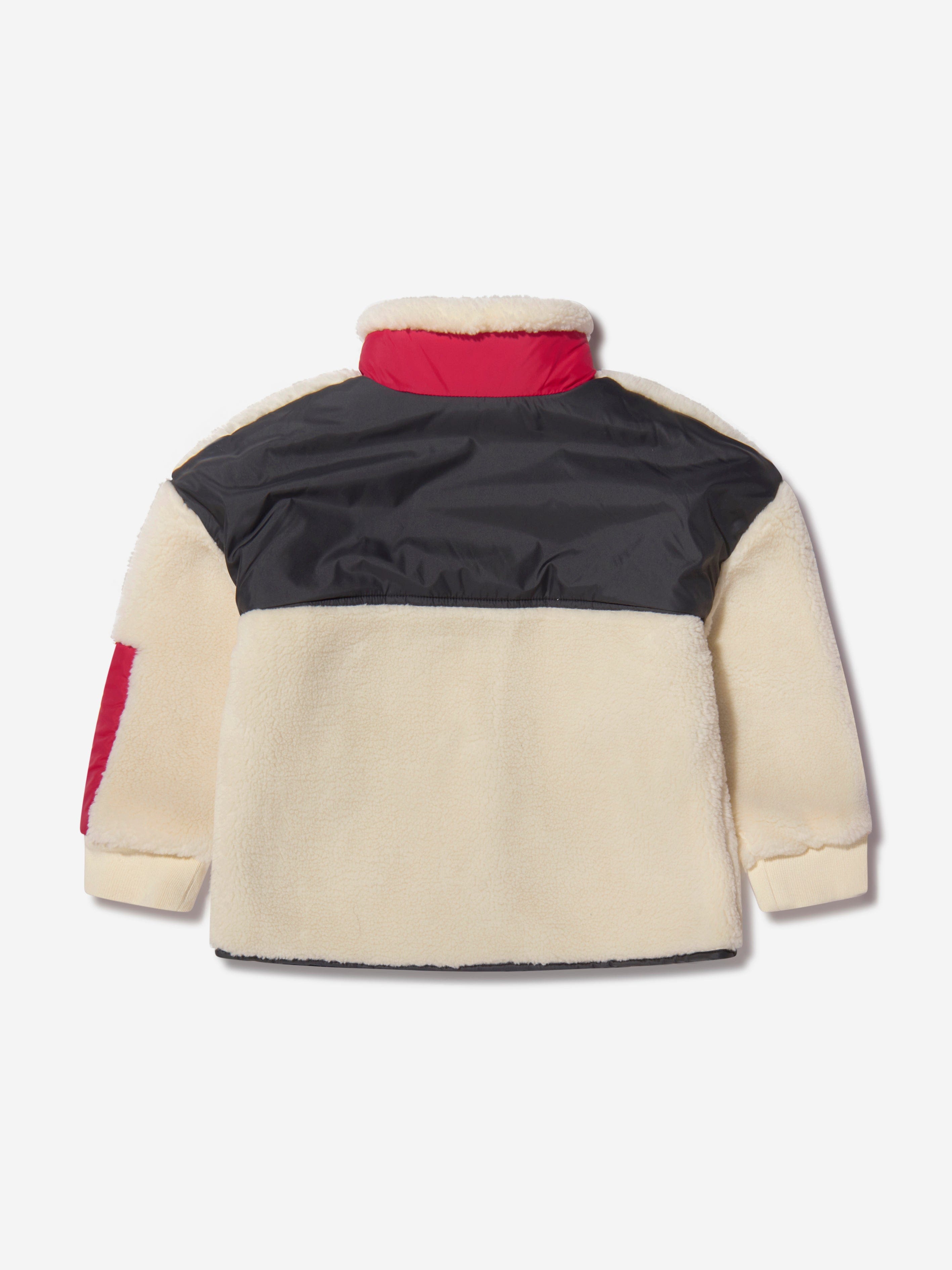 BOSS Boys Faux Shearling Sweatshirt