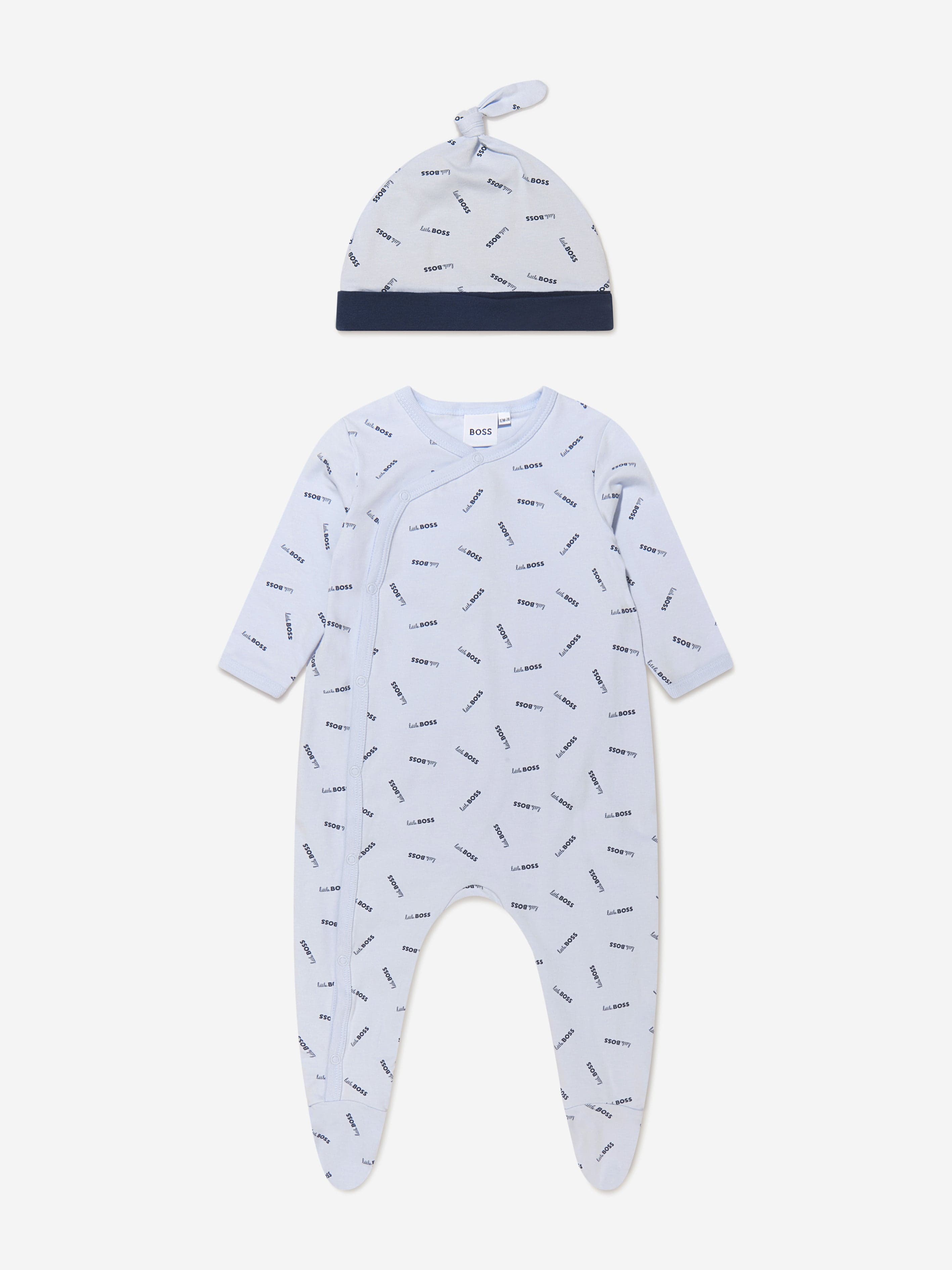 BOSS Baby Boys Organic Cotton Babygrow Gift Set (2 Piece)