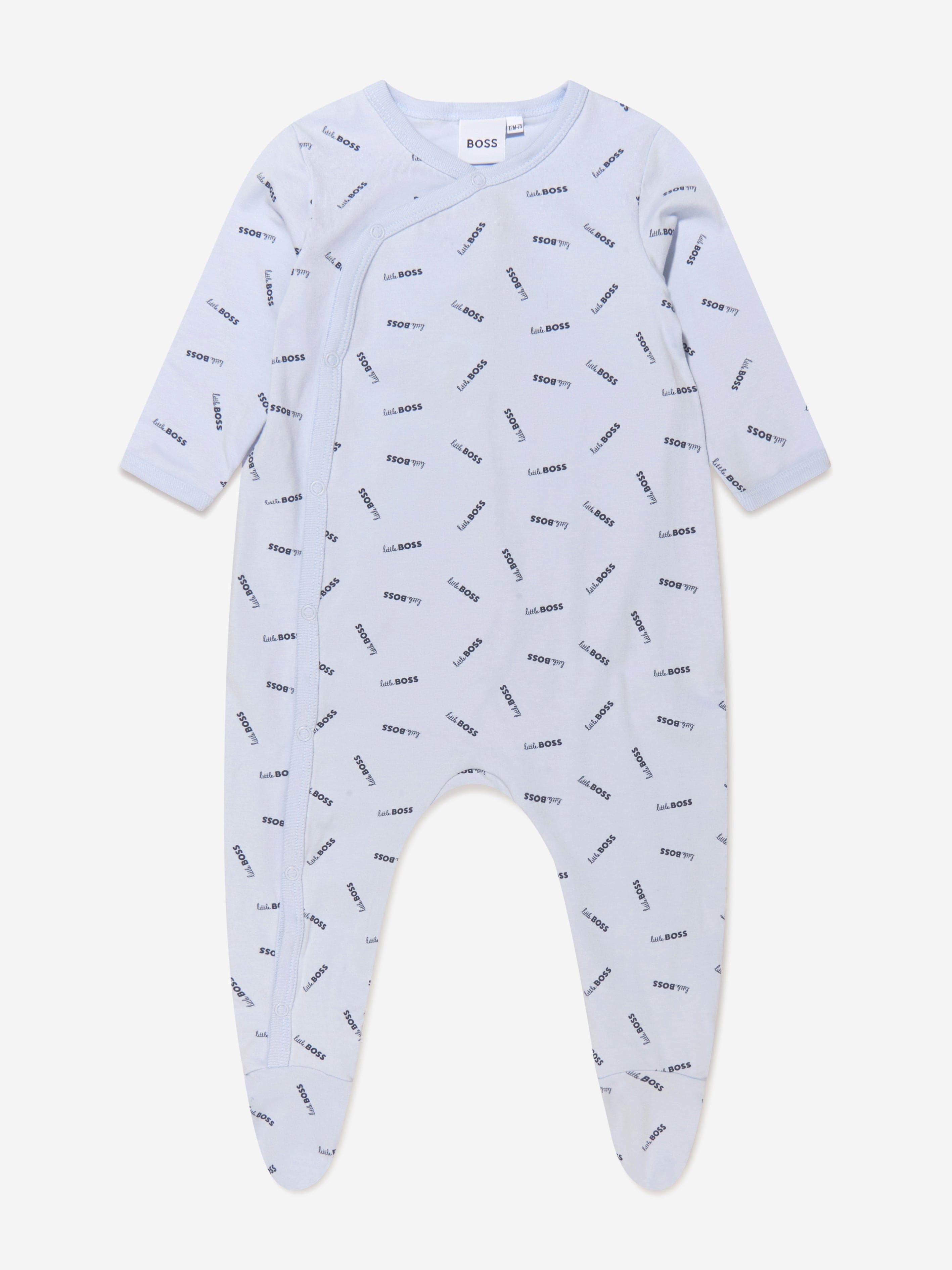 BOSS Baby Boys Organic Cotton Babygrow Gift Set (2 Piece)