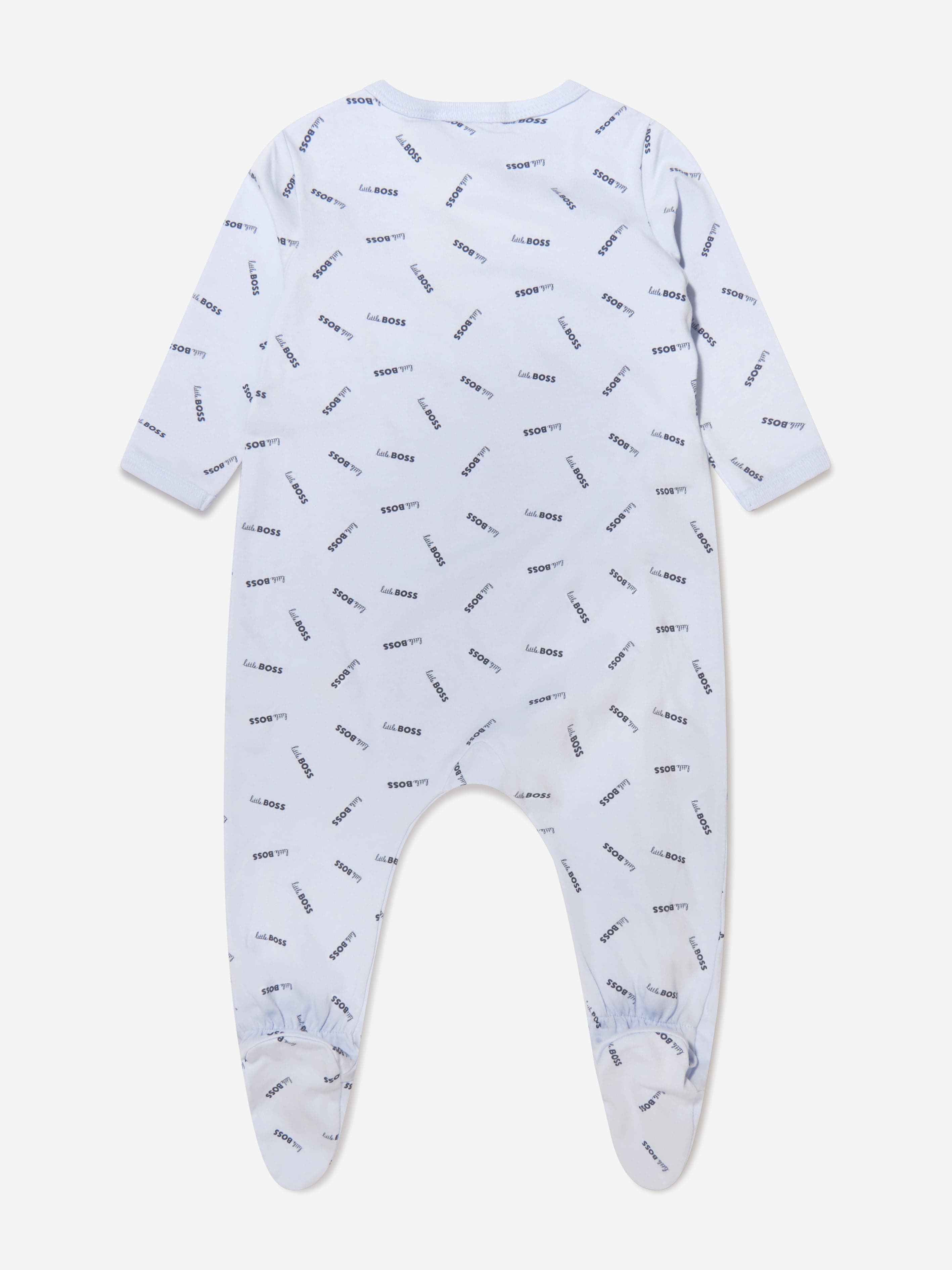 BOSS Baby Boys Organic Cotton Babygrow Gift Set (2 Piece)