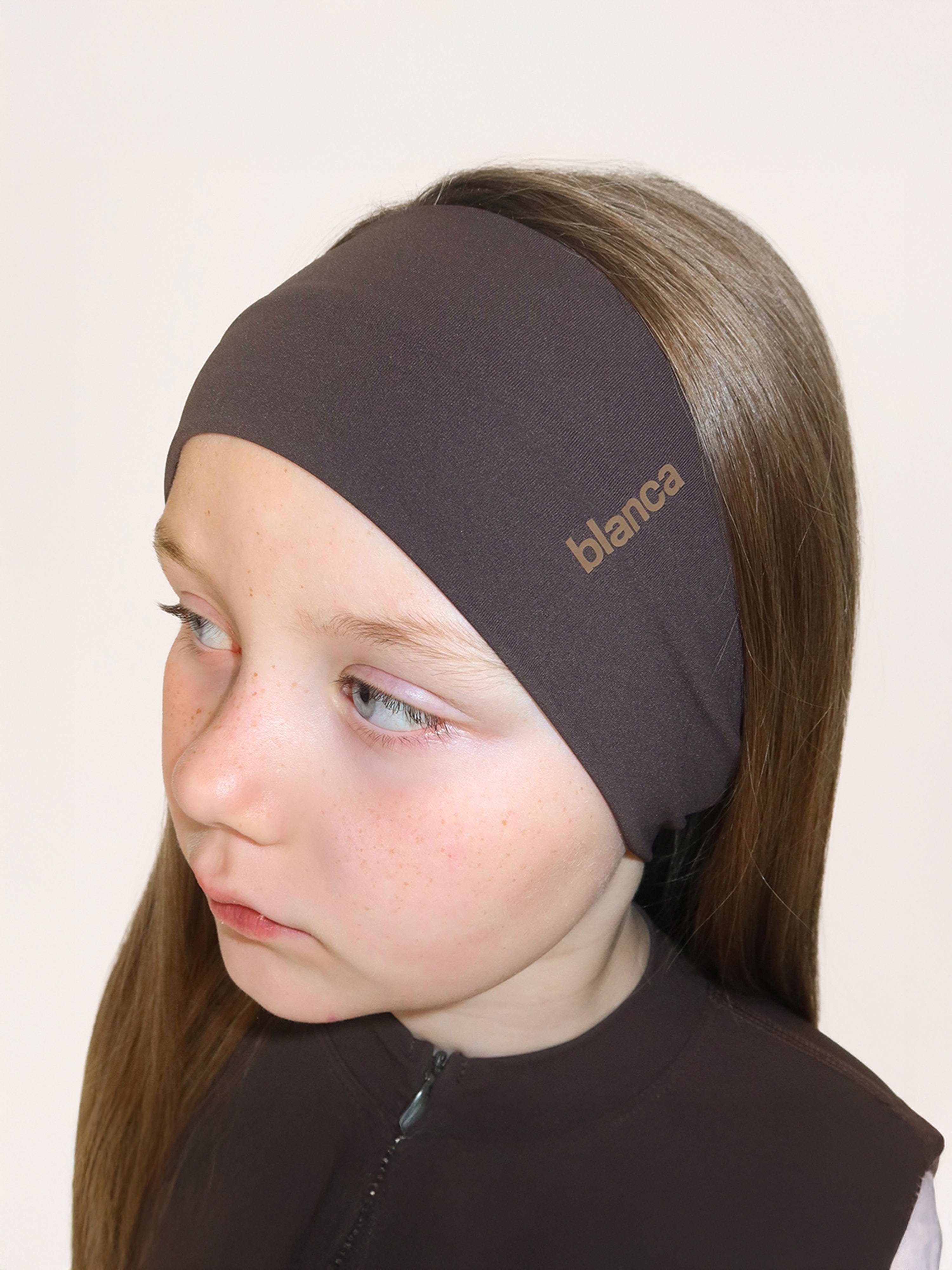 Blanca Sport Girls Logo Headband in Brown