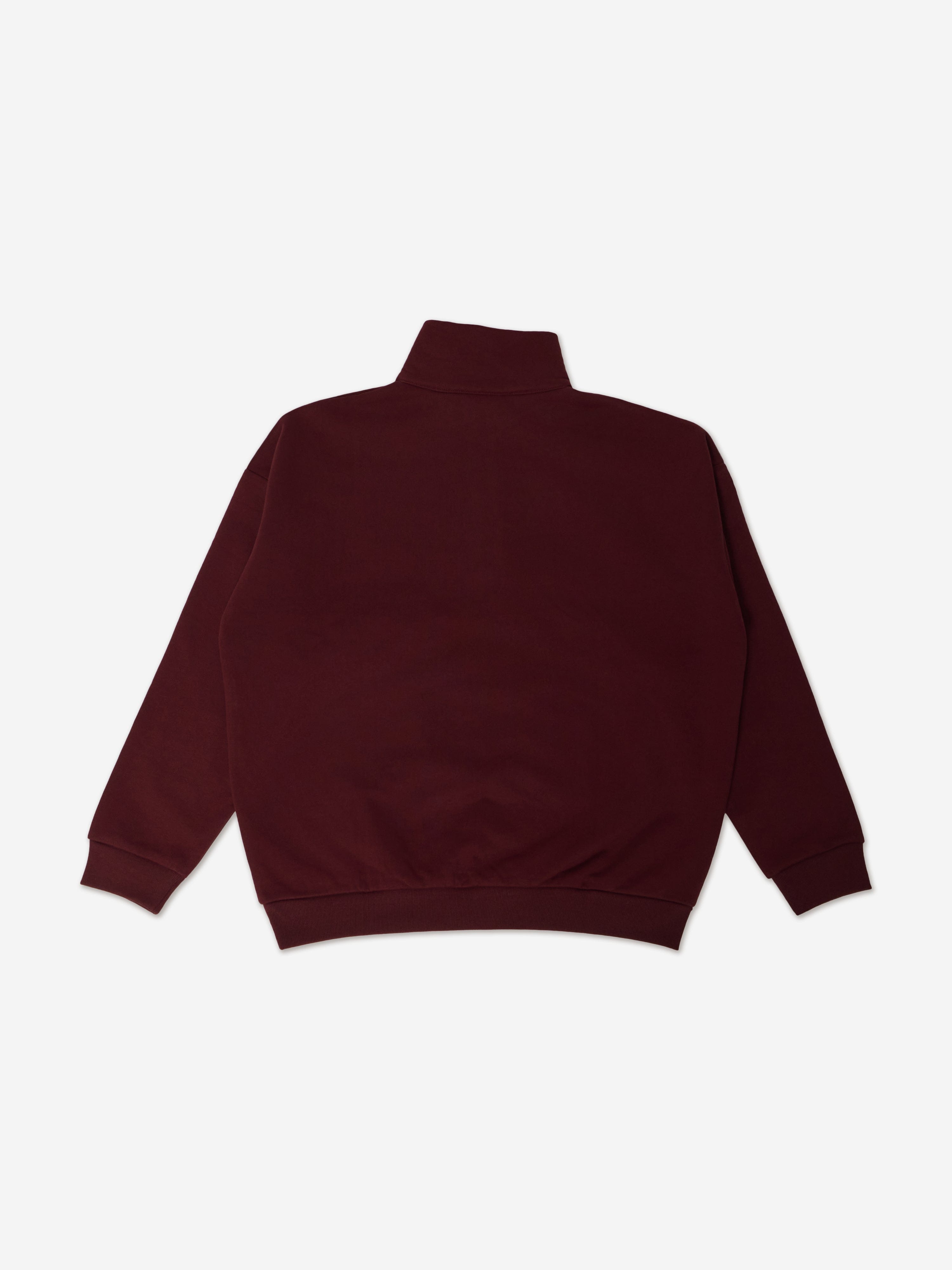 Blanca Sport Girls Oversized Funnel Zip Hoodie in Red