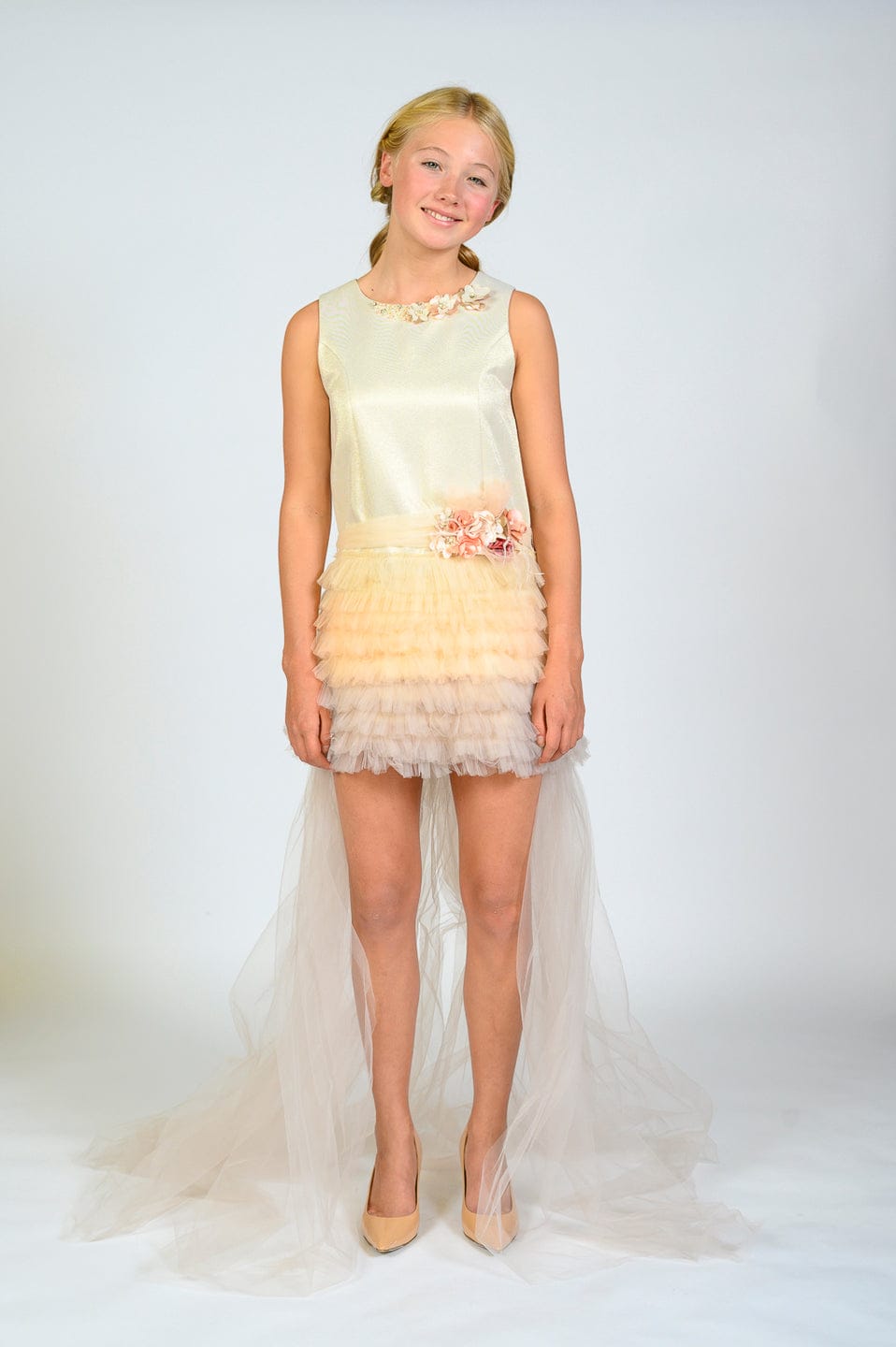 Champagne Euclid Dress