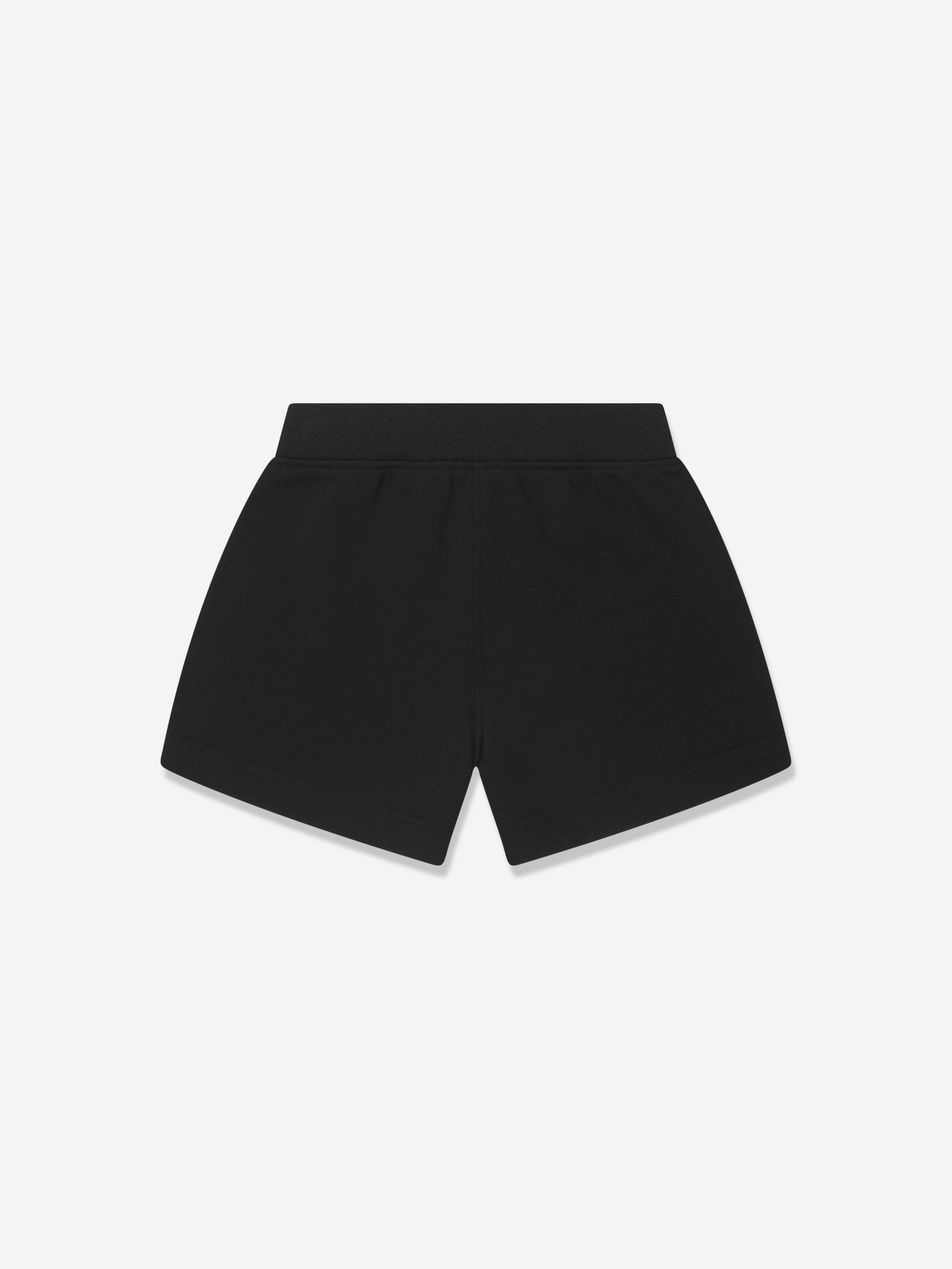 Burberry Girls Caterina Check Shorts in Black