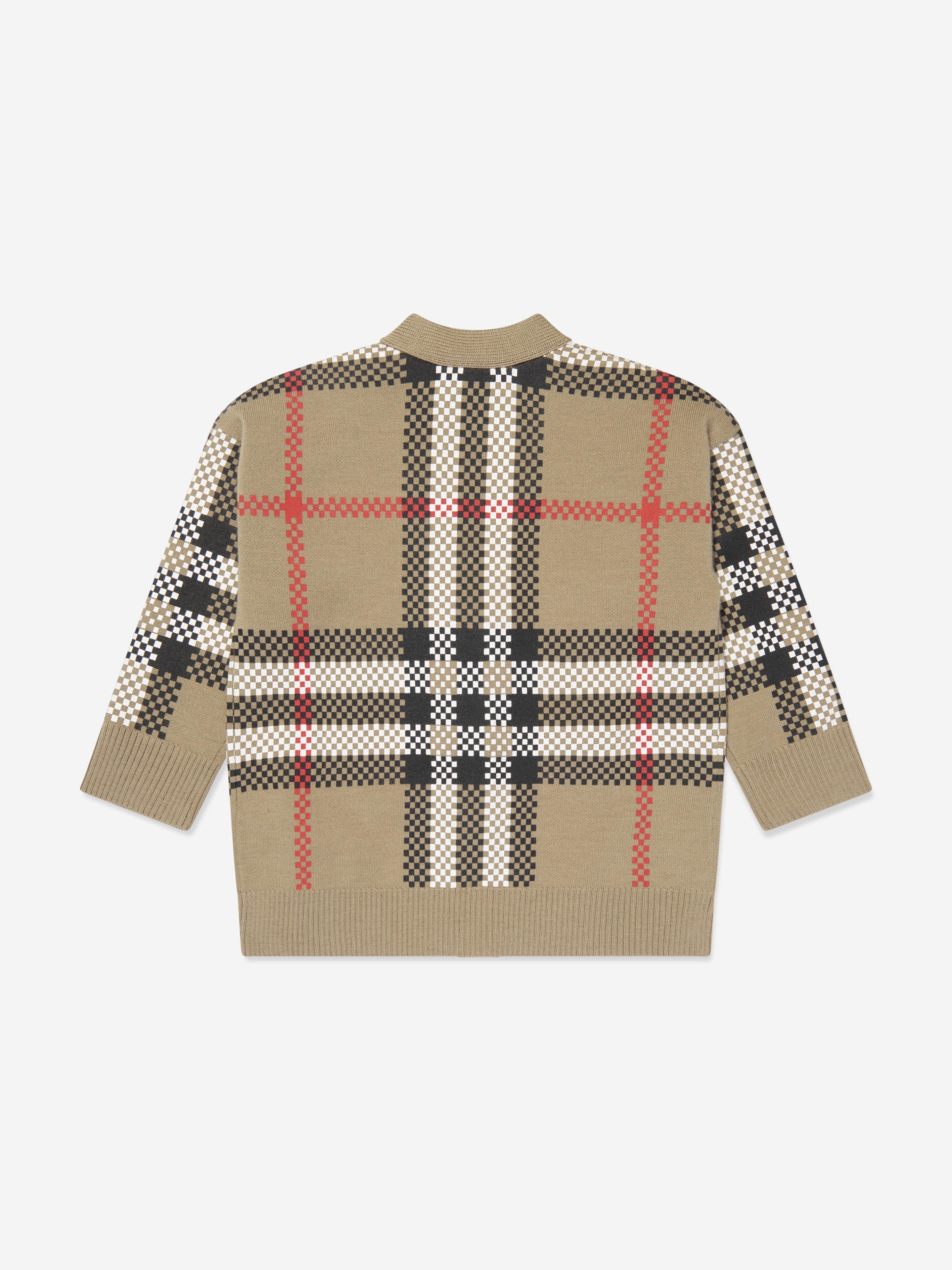 Burberry Baby Boys Johnny Cardigan in Archive Beige Check