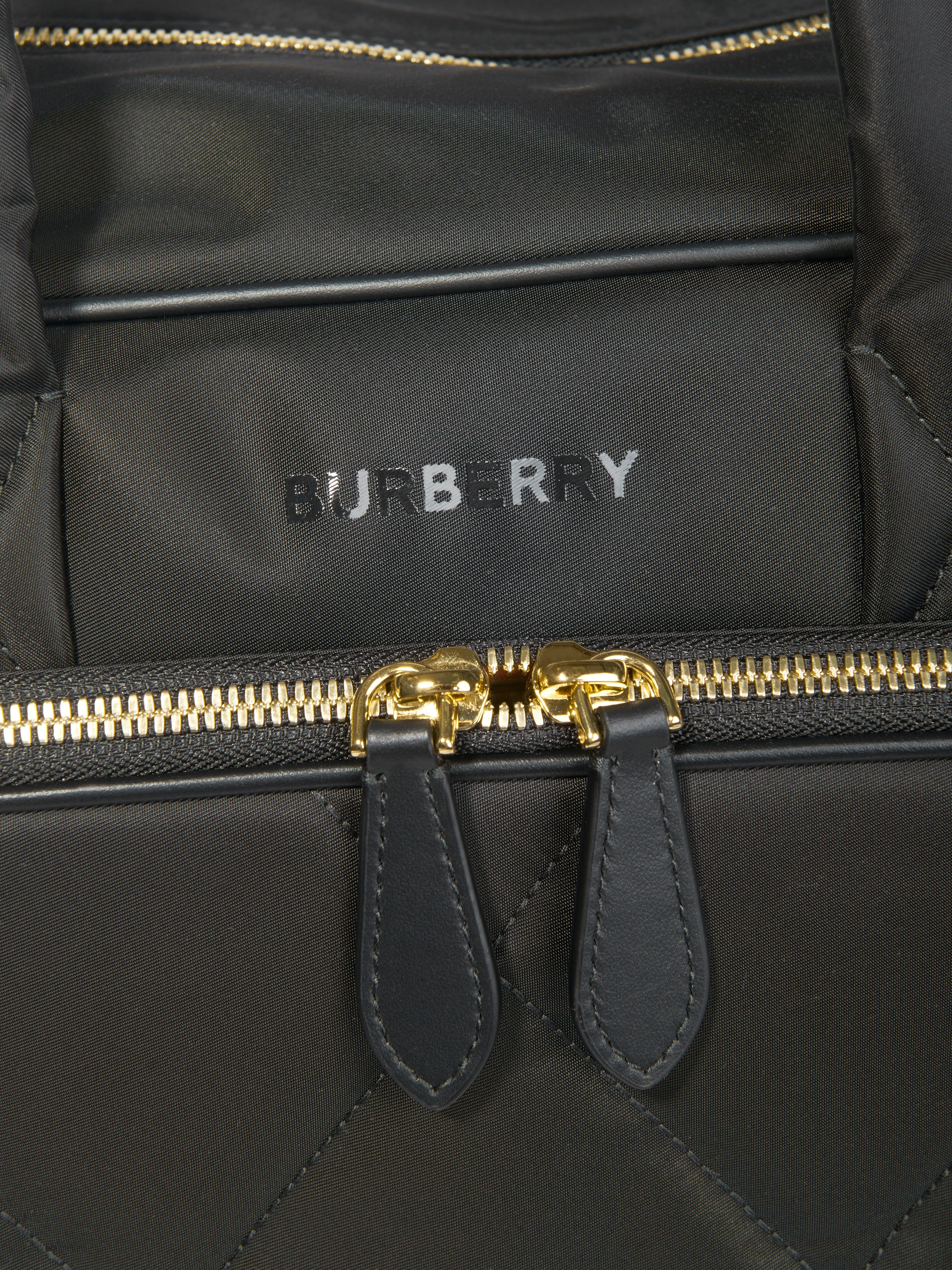 Burberry Baby Tote Changing Bag in Black