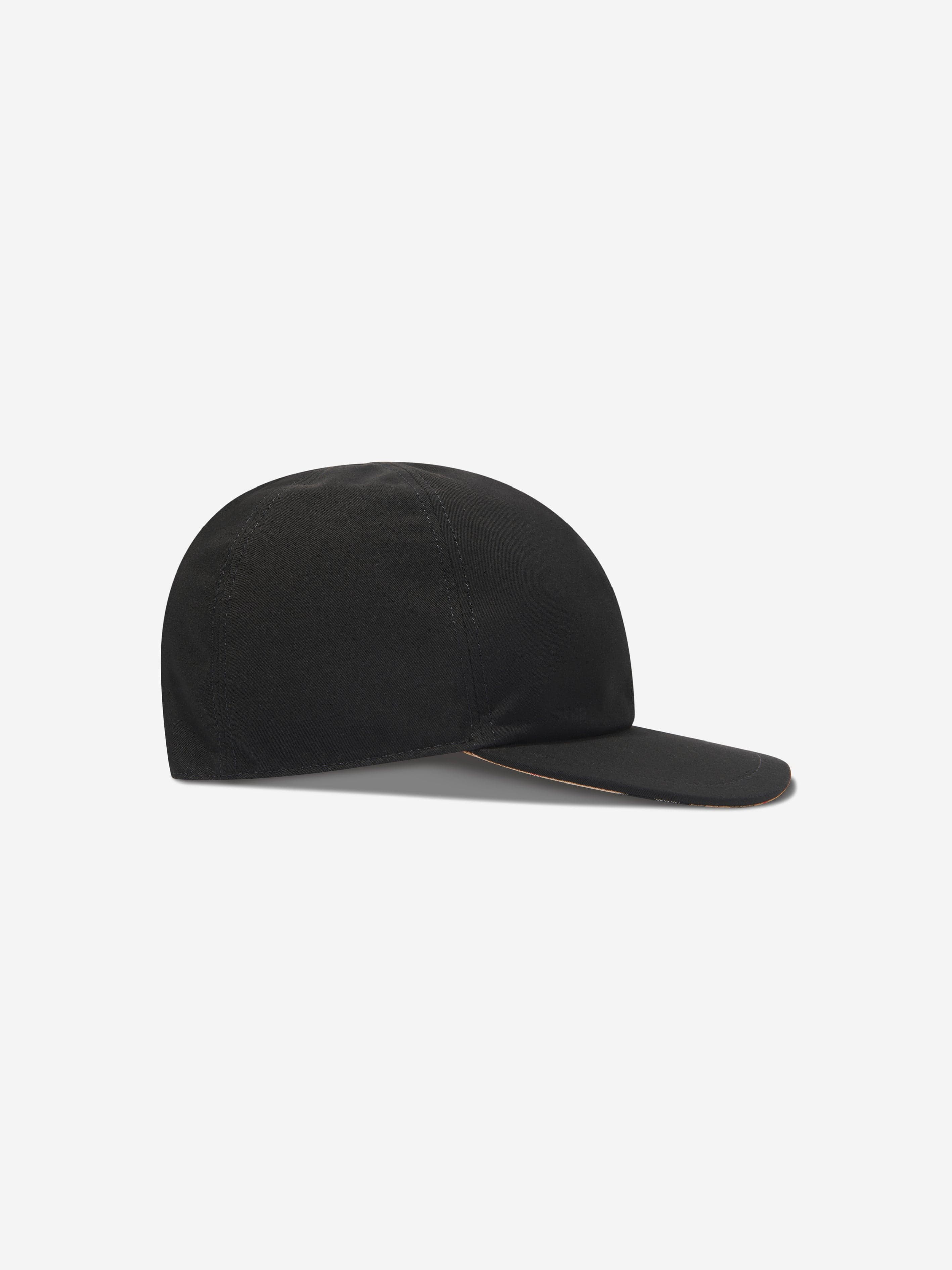 Burberry Kids Reversible Cap in Black