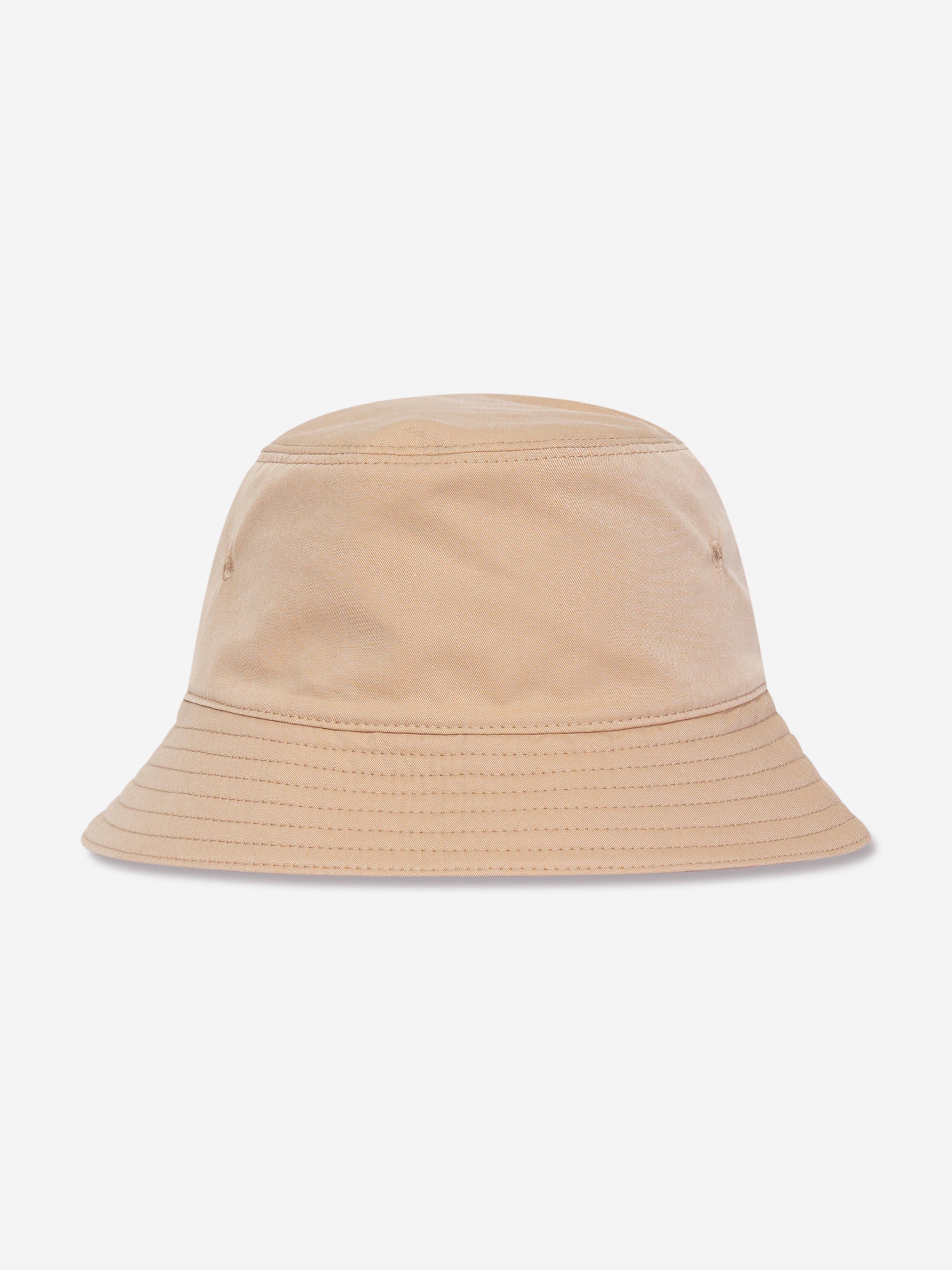 Burberry Kids Reversible Bucket Hat in Beige