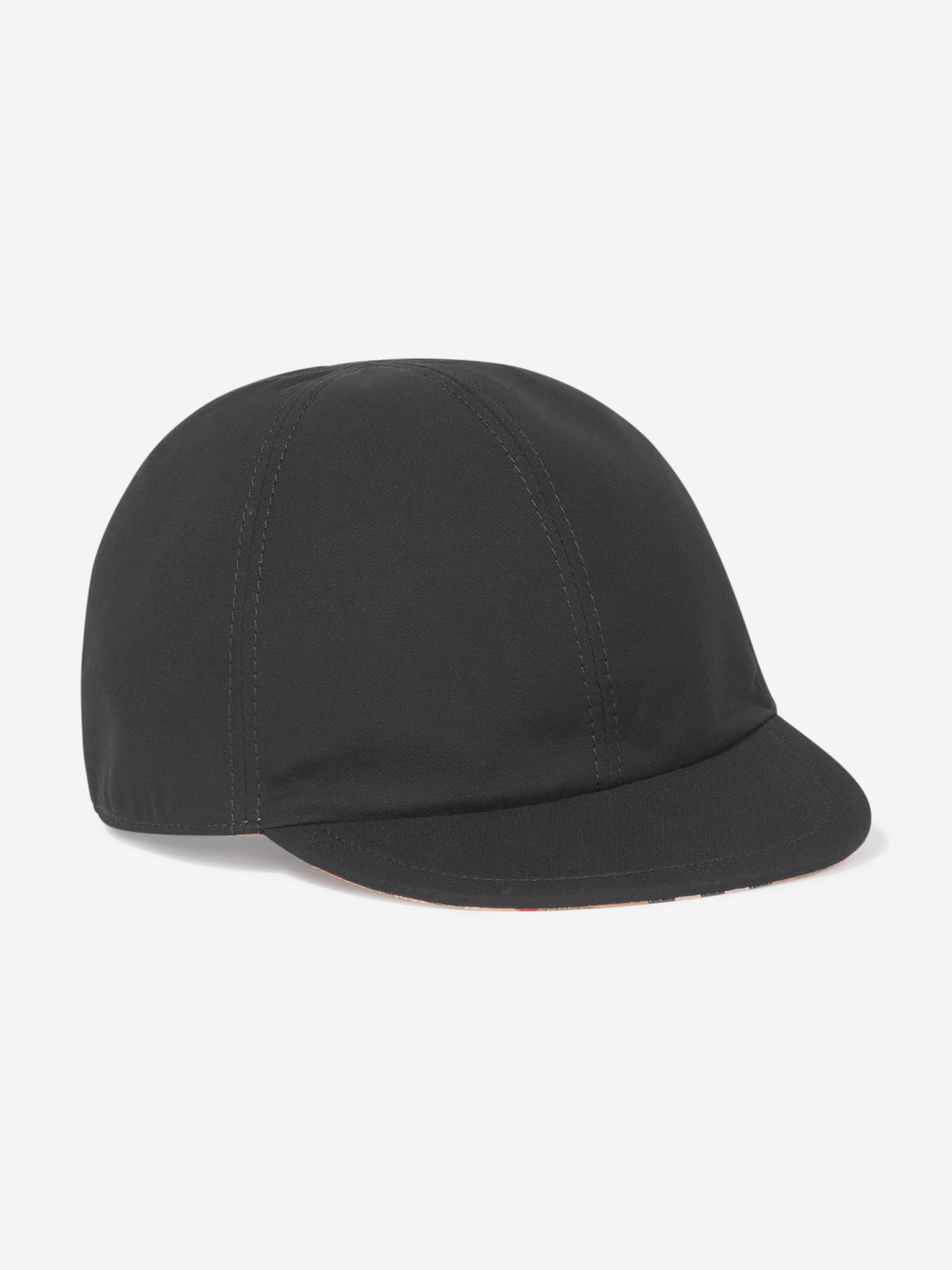 Burberry Baby Reversible Cap in Black