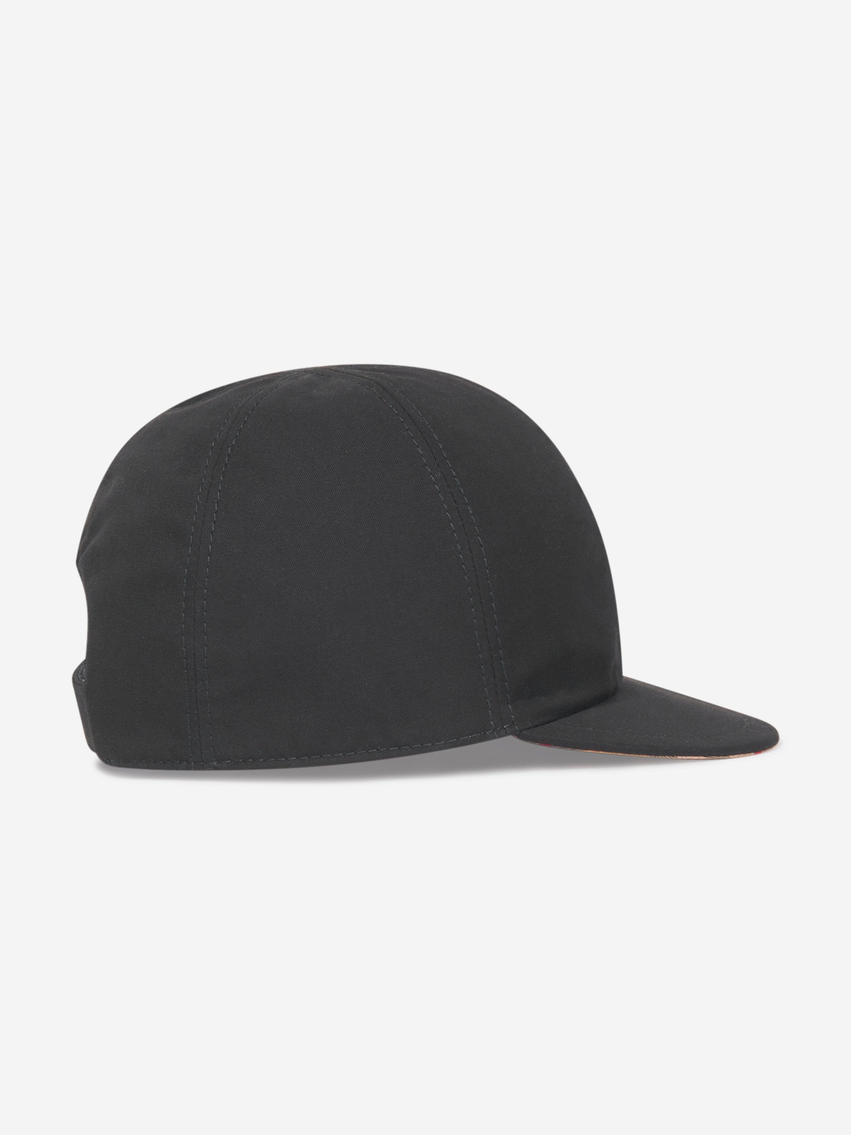 Burberry Baby Reversible Cap in Black