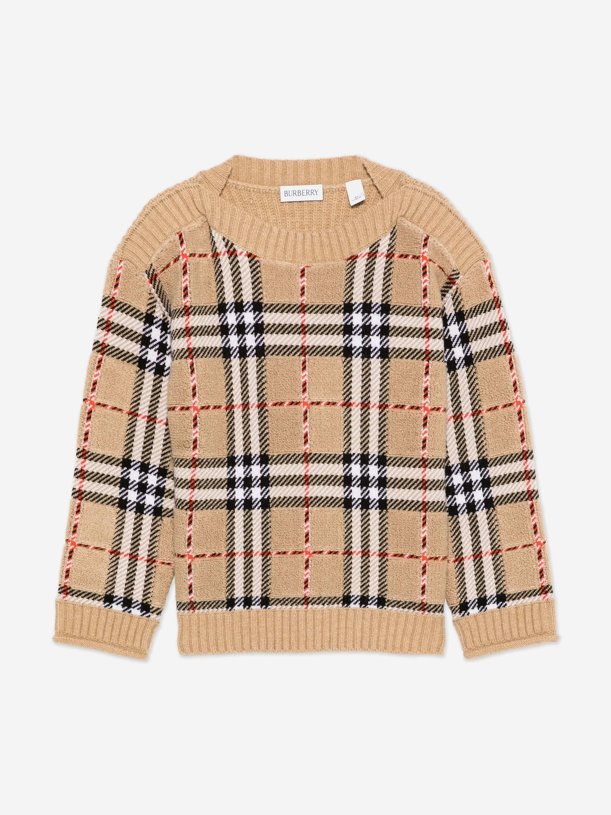 Burberry Patrick Check Jumper