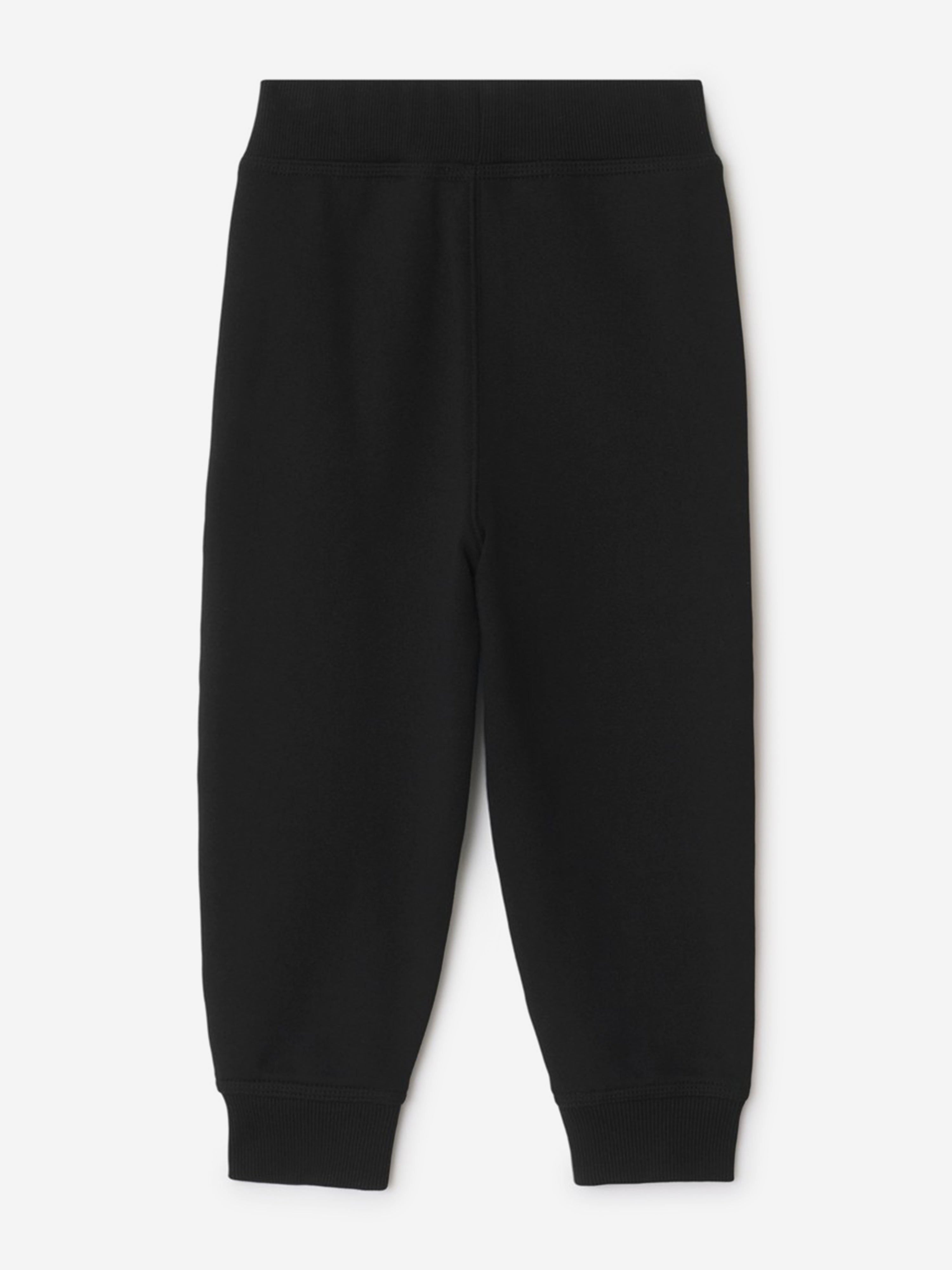 Burberry Boys Jackson Check Tape Joggers in Black