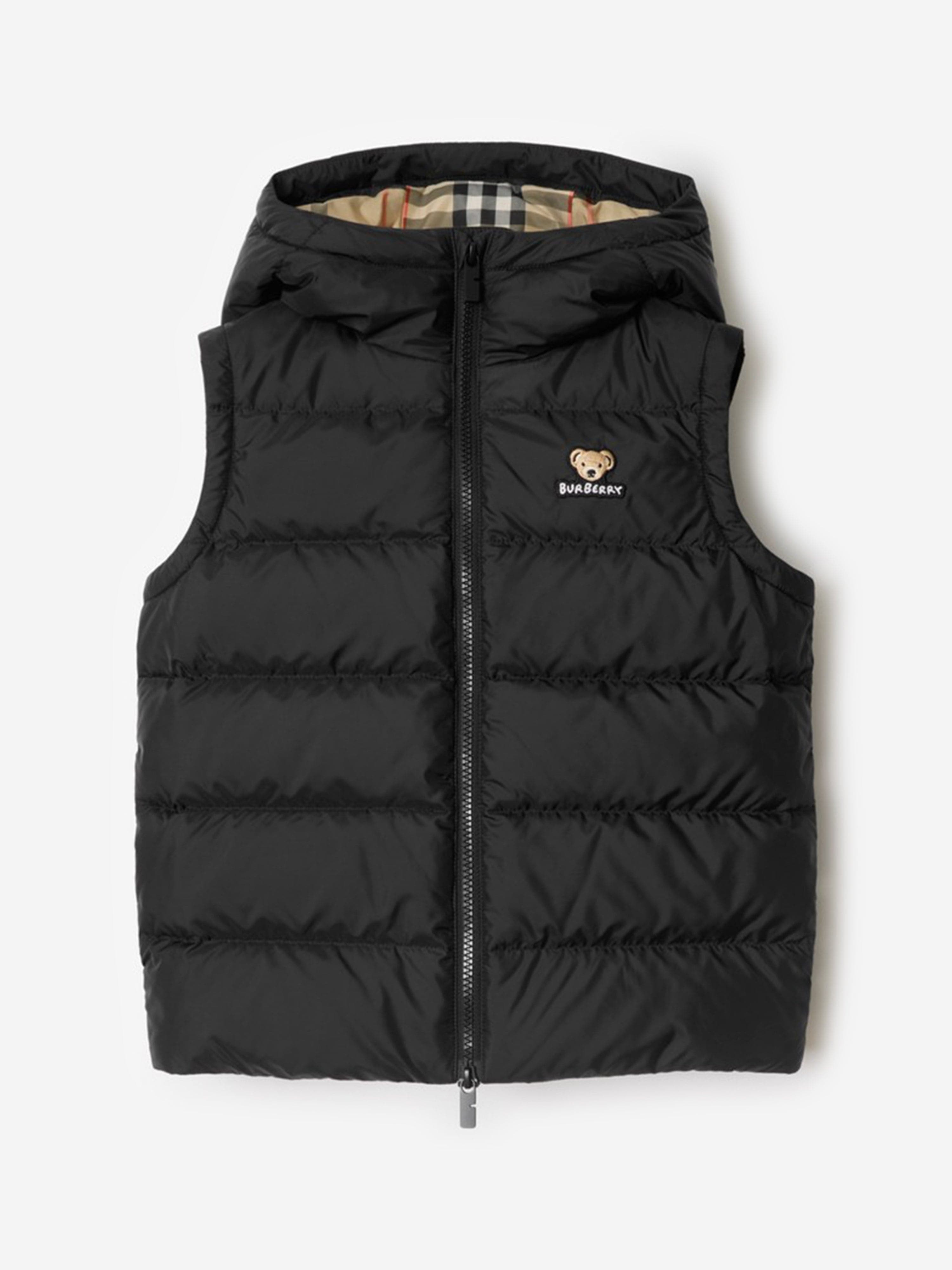Burberry Boys Juno Padded Gilet in Black
