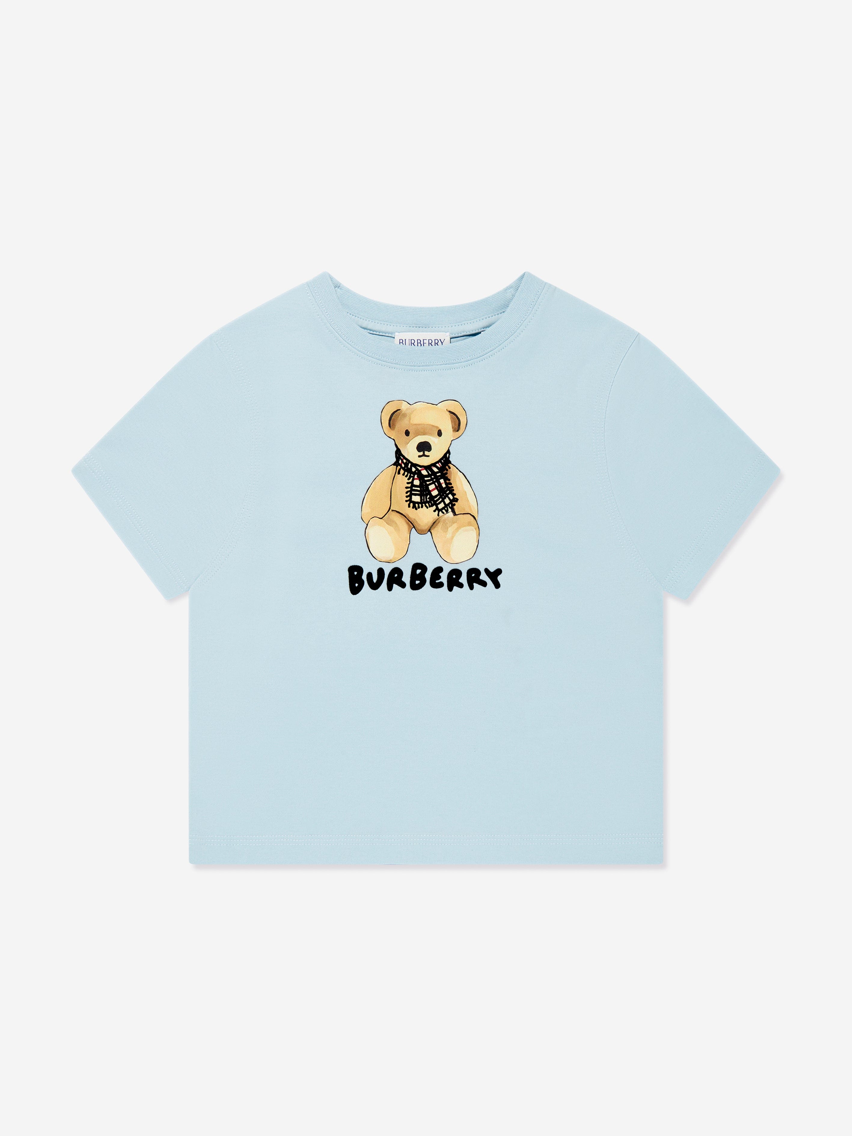 Burberry Boys Teddy Bear T-Shirt in Blue