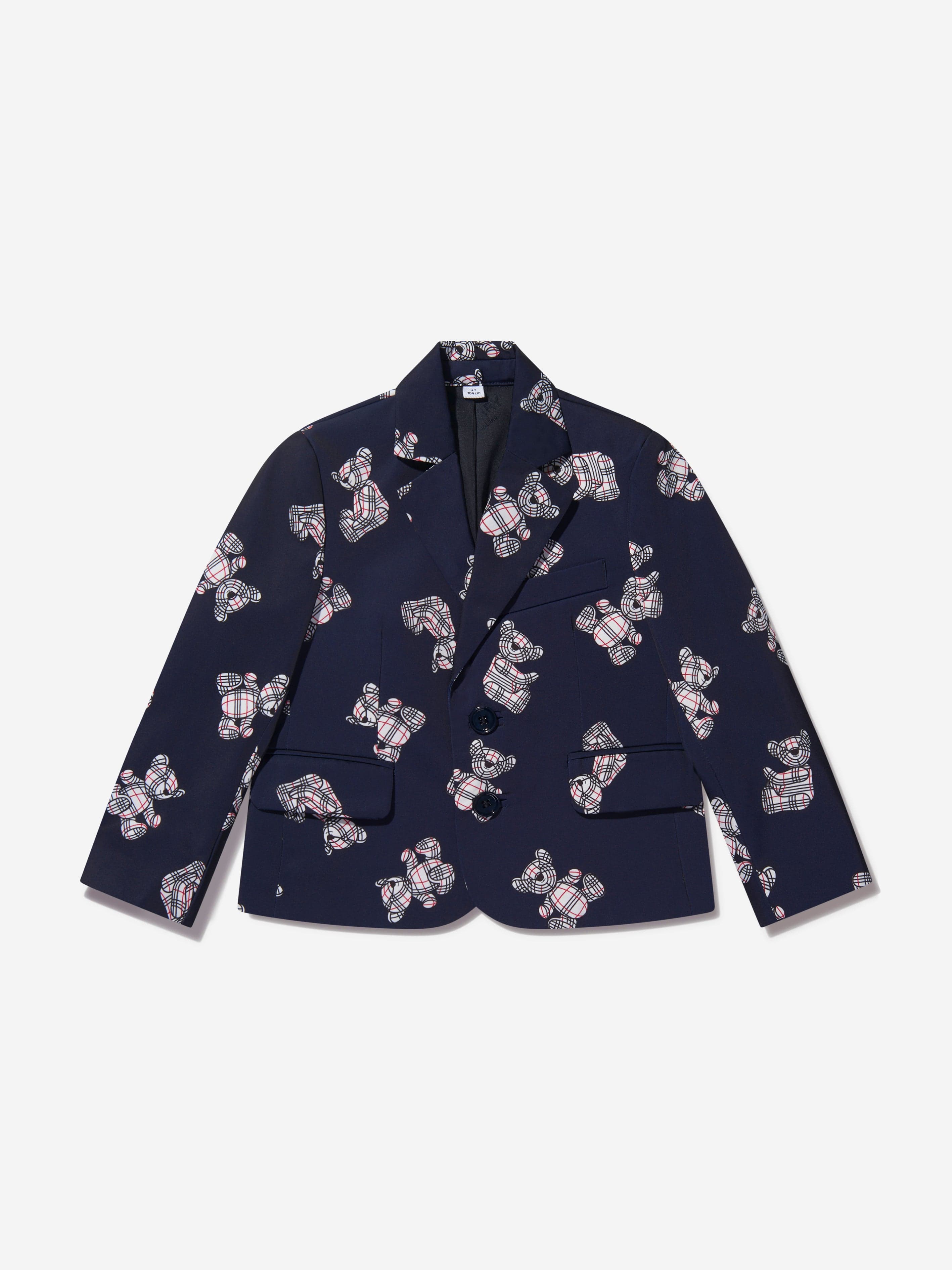 Burberry Boys Lawrence Bear Print Blazer